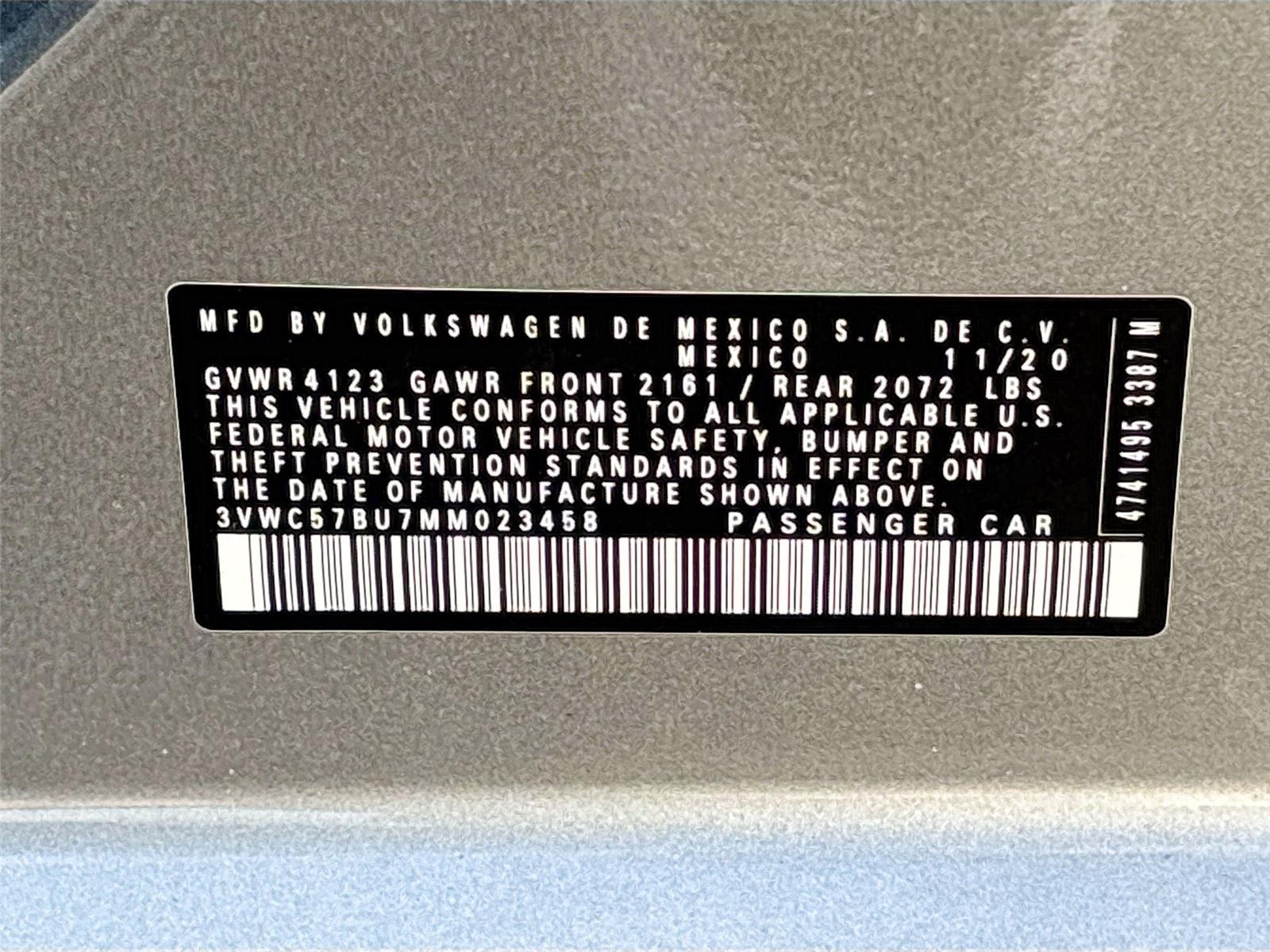 2021 Volkswagen Jetta S