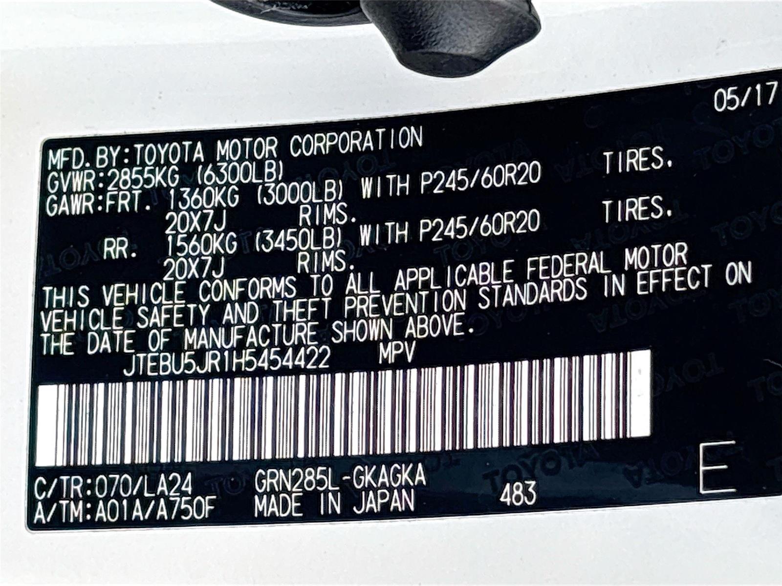 2017 Toyota 4Runner Limited