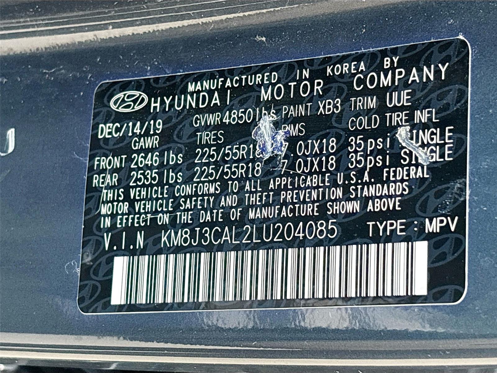 2020 Hyundai Tucson SEL