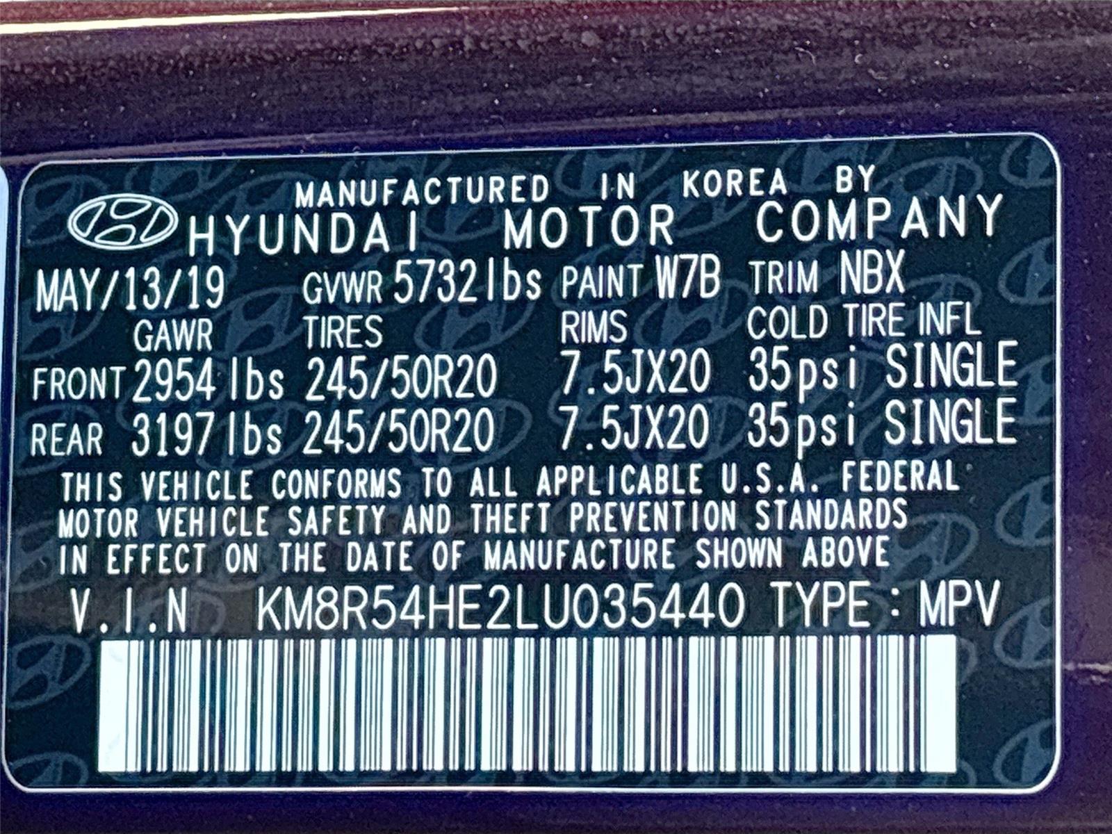 2020 Hyundai Palisade Limited