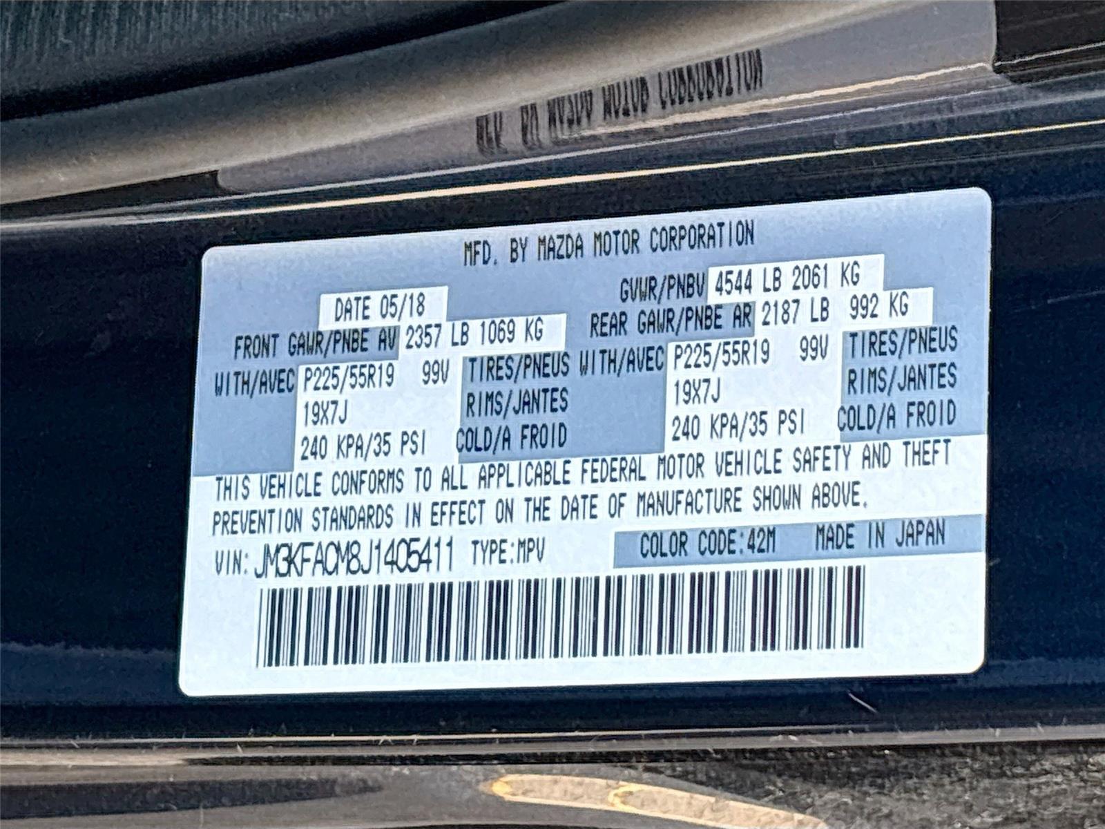 2018 Mazda CX-5 Touring