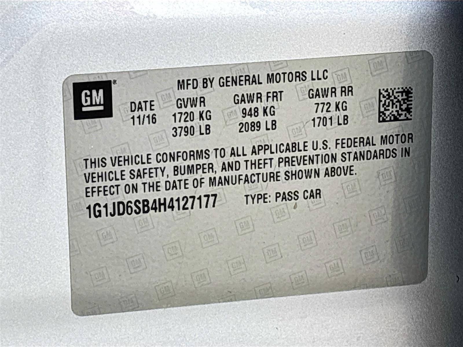 2017 Chevrolet Sonic LT