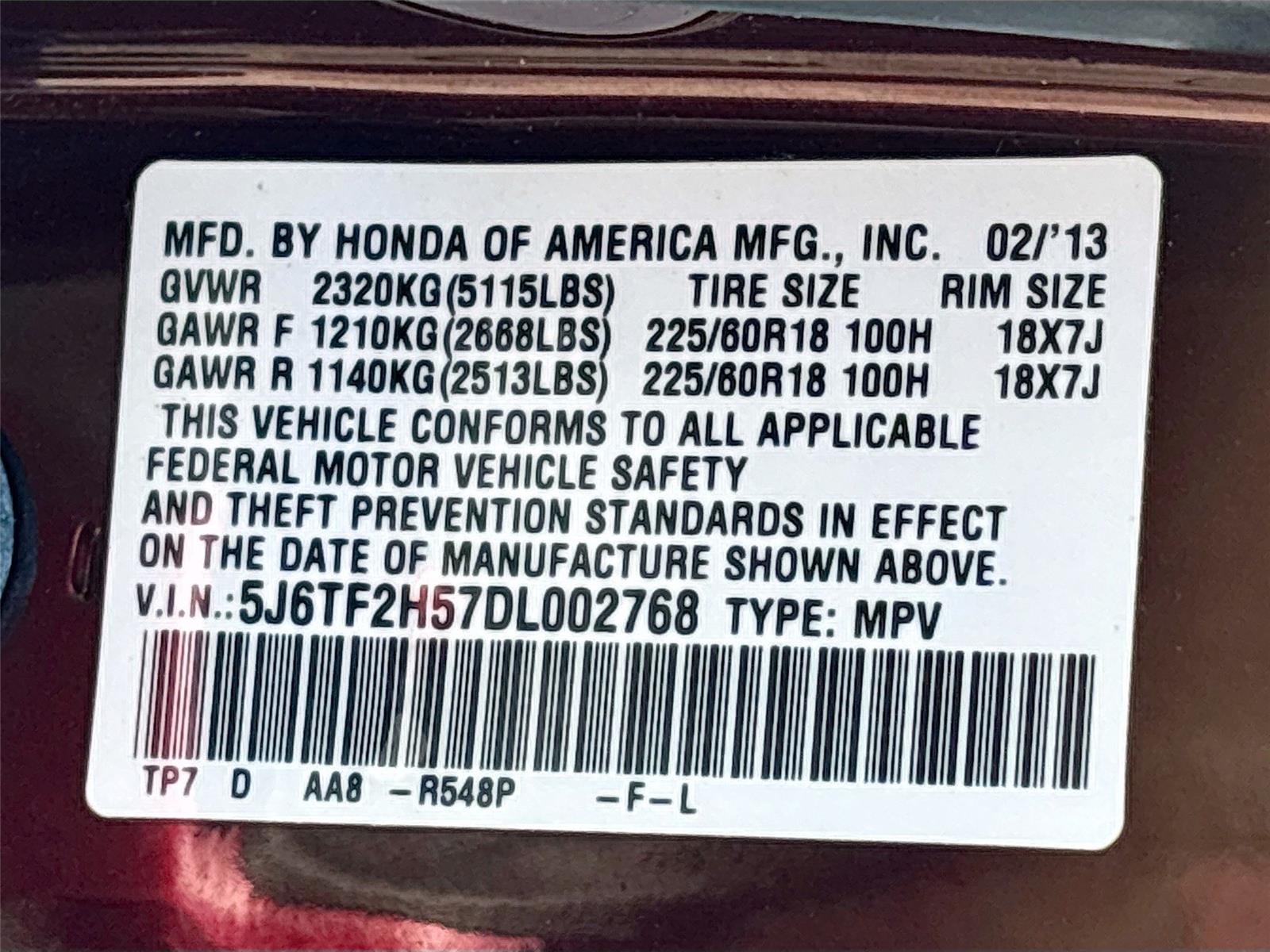 2013 Honda Crosstour EX-L