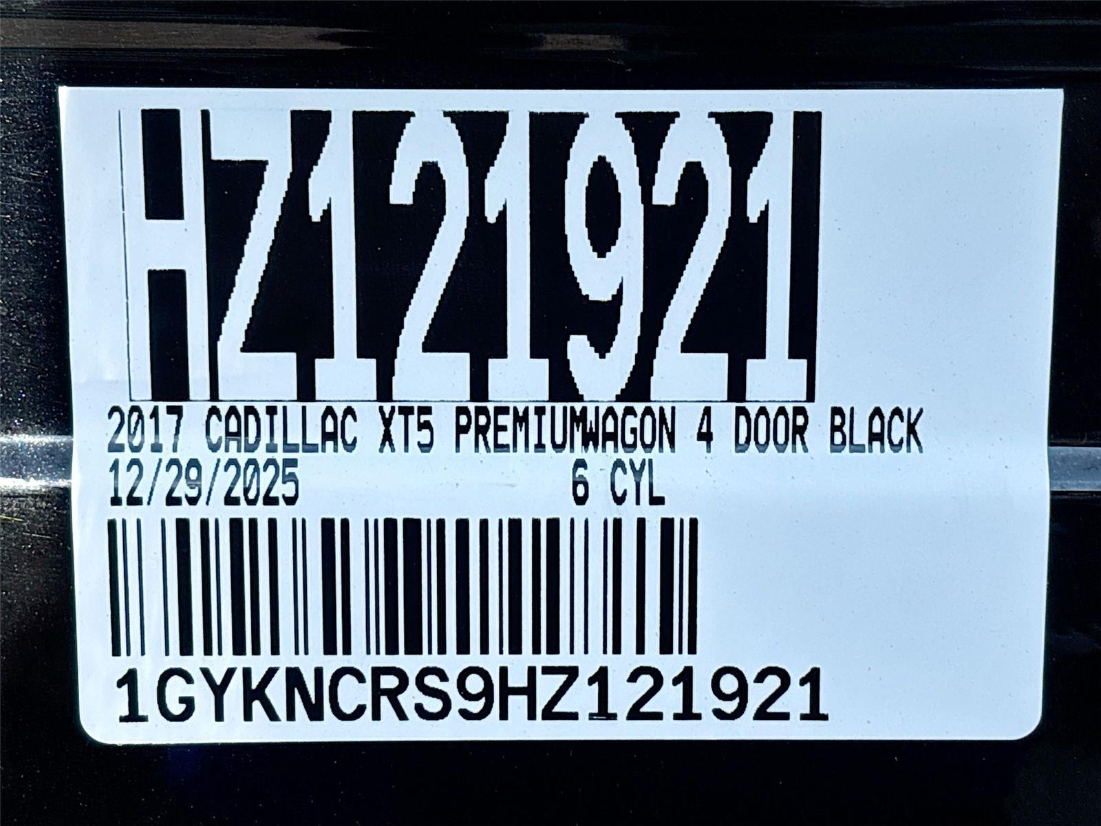 2017 Cadillac XT5 Premium Luxury FWD