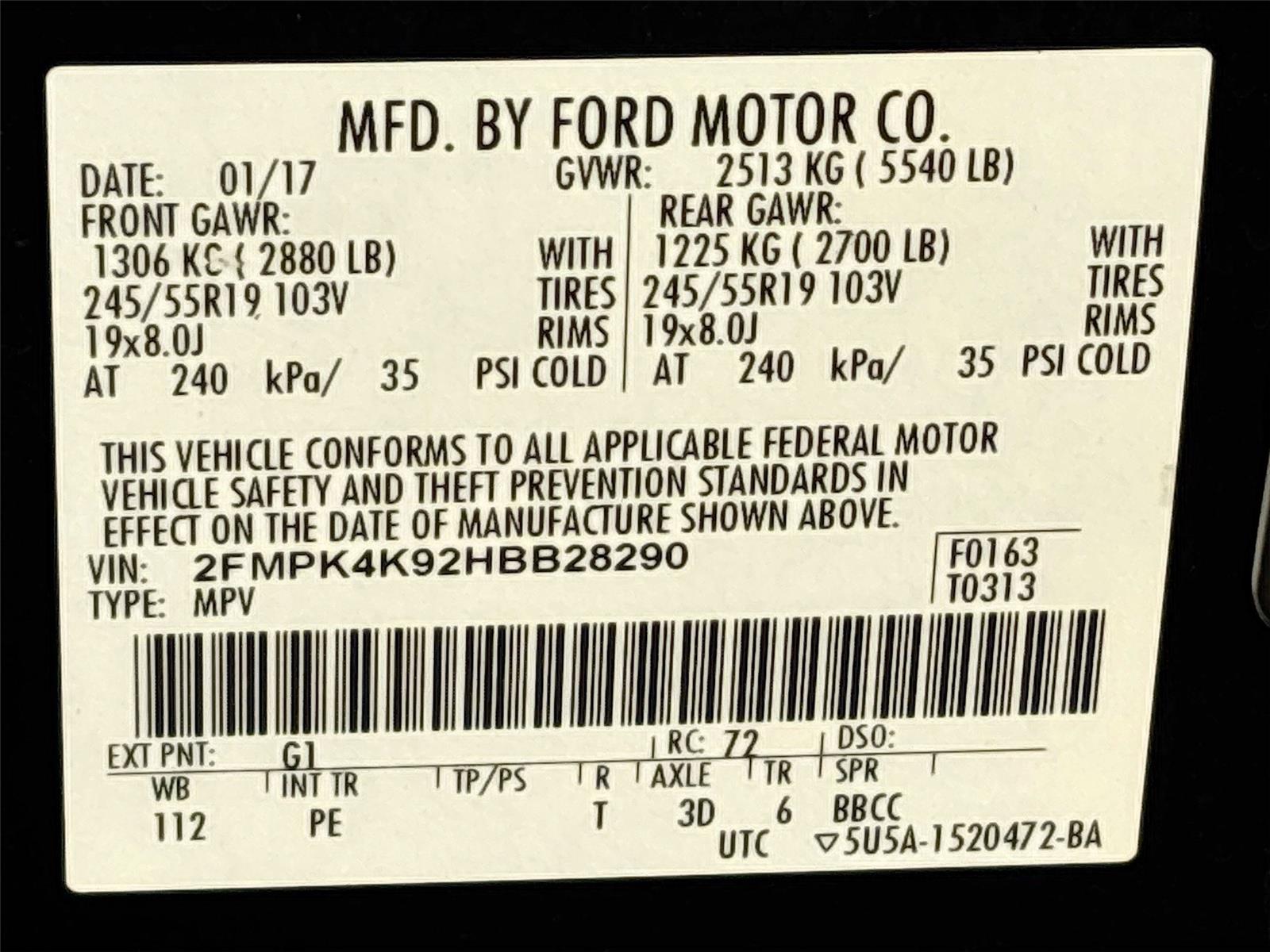 2017 Ford Edge Titanium