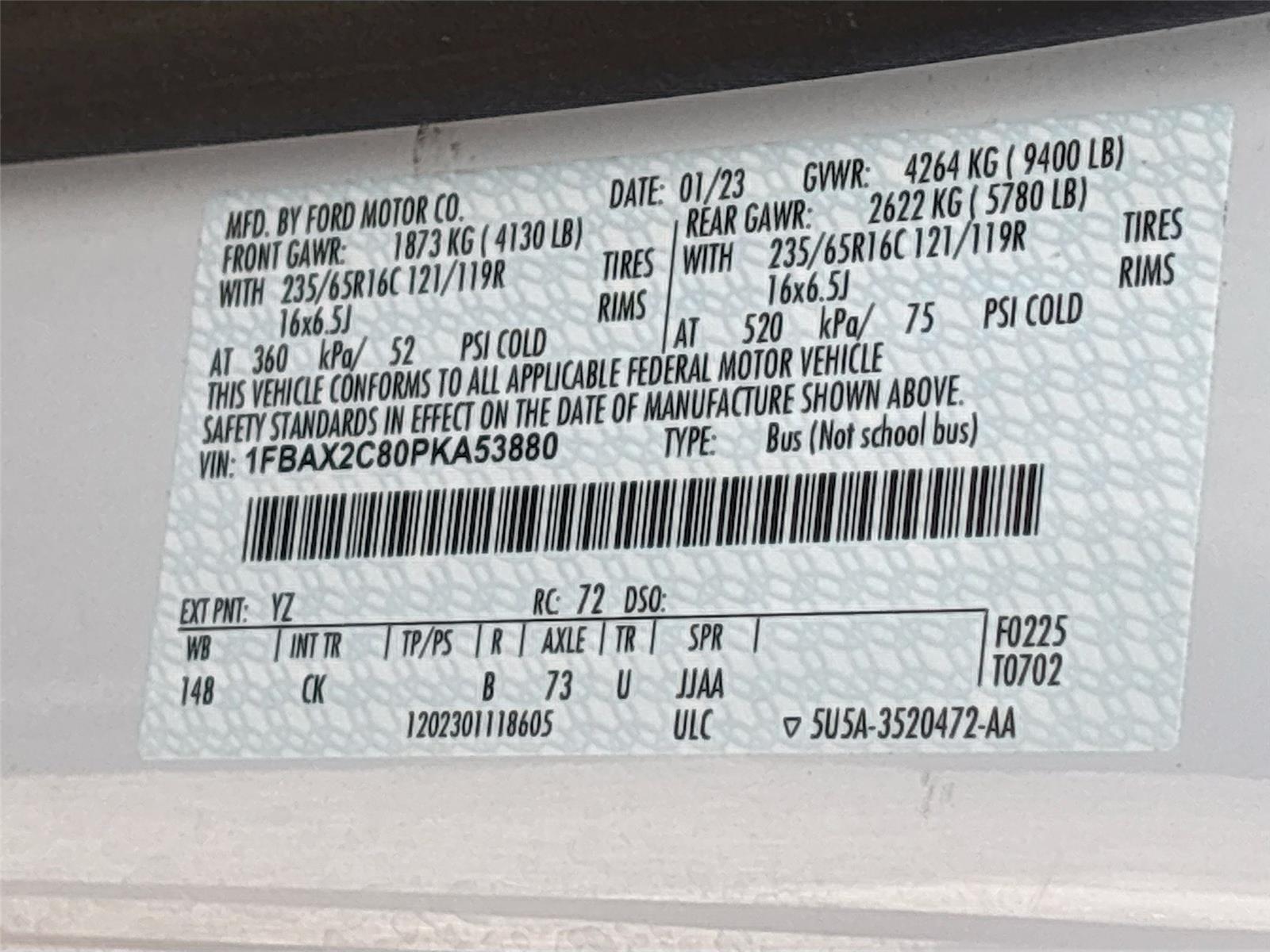 2023 Ford Transit Passenger Wagon XLT