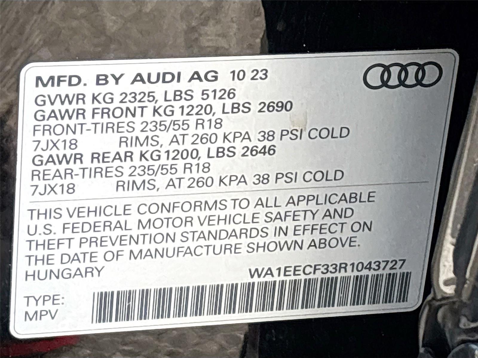 2024 Audi Q3 S line Premium Plus