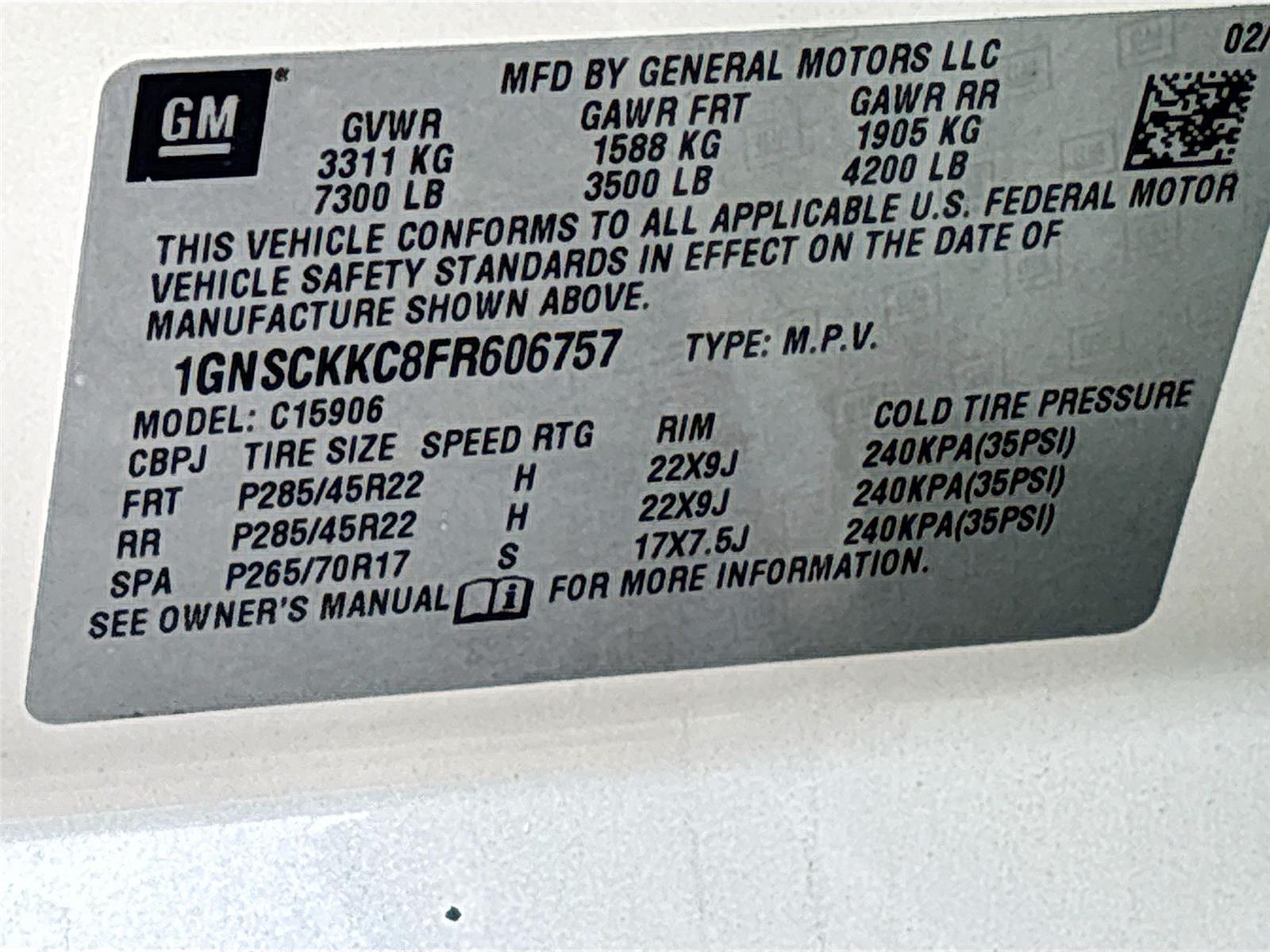 2015 Chevrolet Suburban LTZ