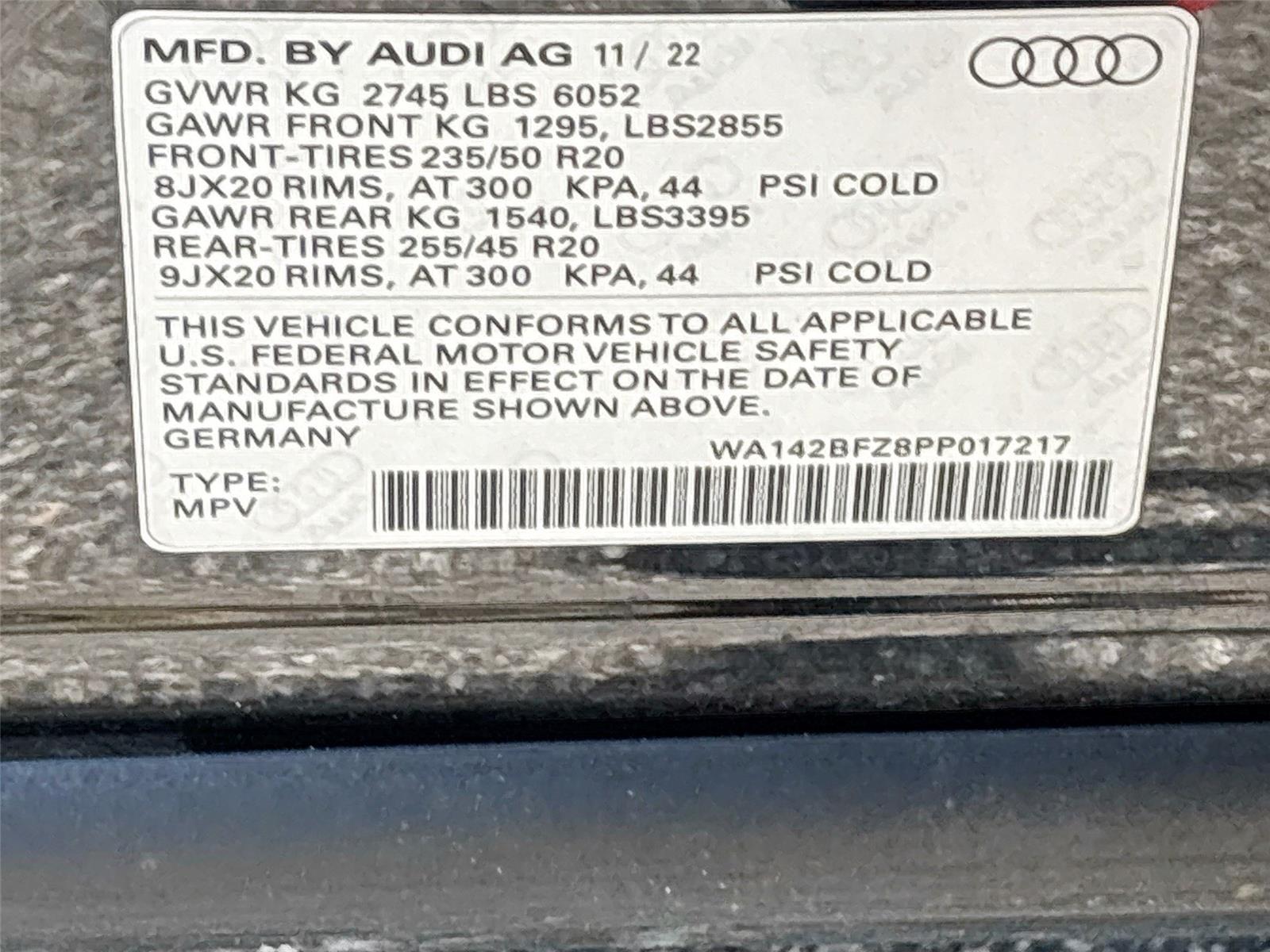 2023 Audi Q4 e-tron Sportback Prestige