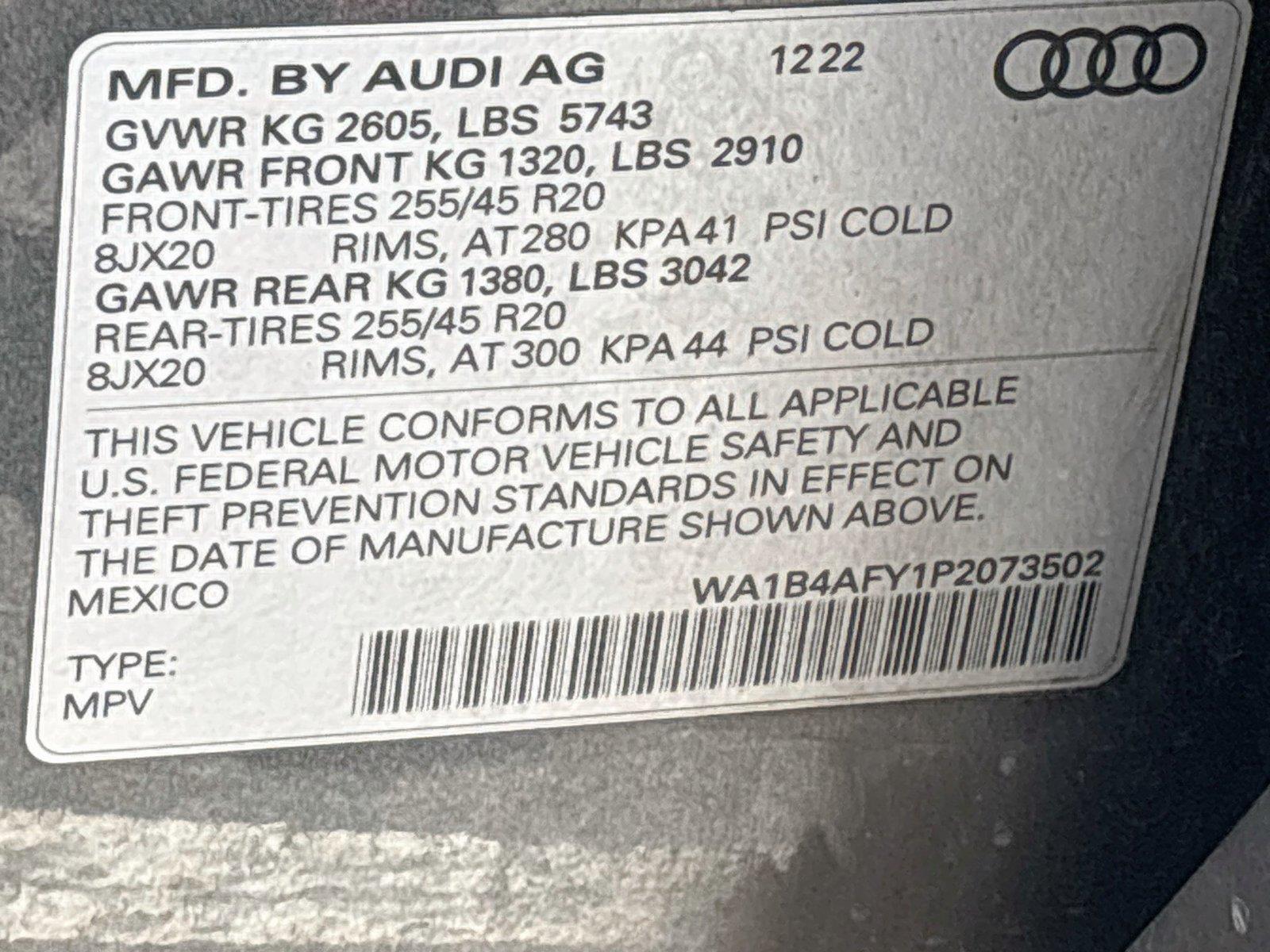 2023 Audi SQ5 Premium Plus
