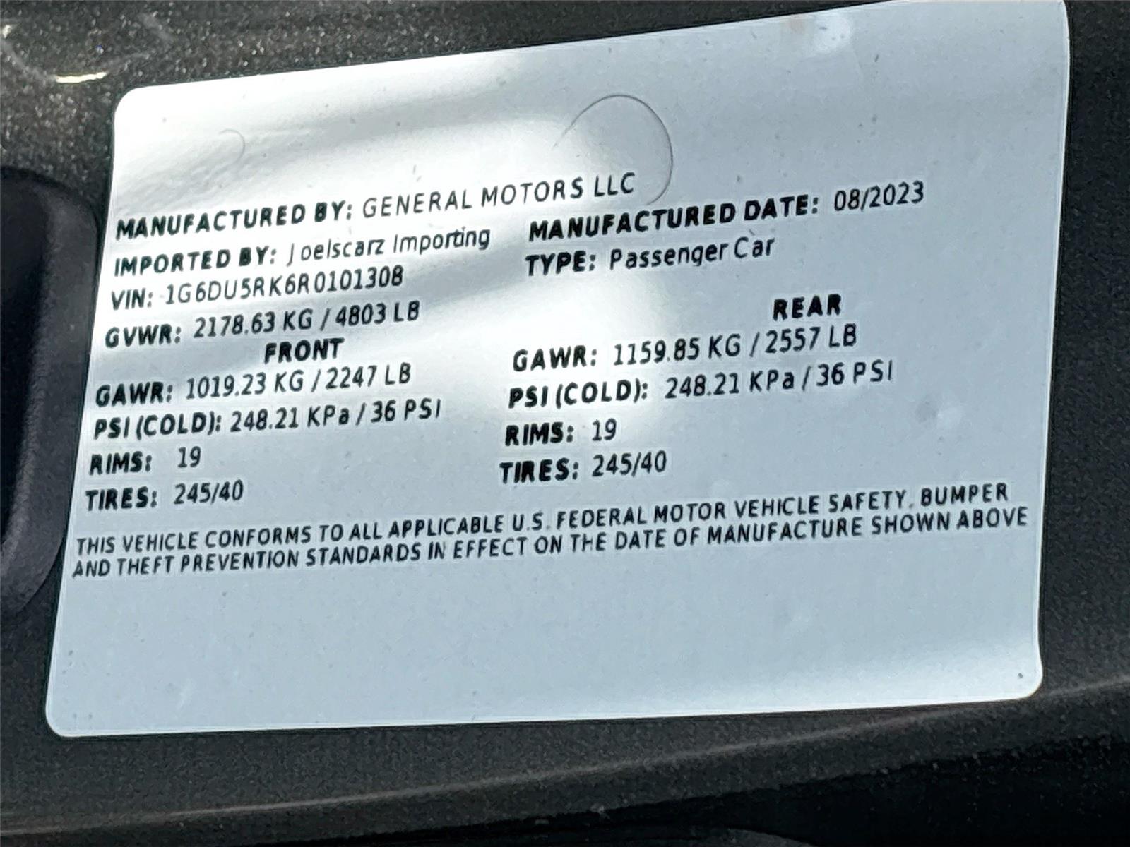 2024 Cadillac CT5 Sport
