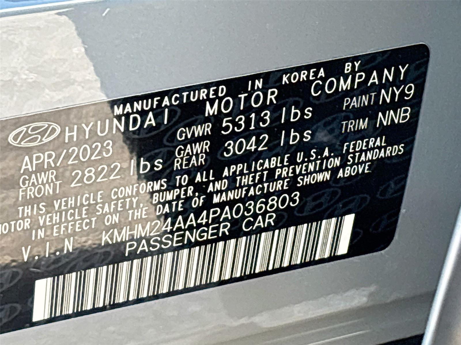 2023 Hyundai IONIQ 6 SE