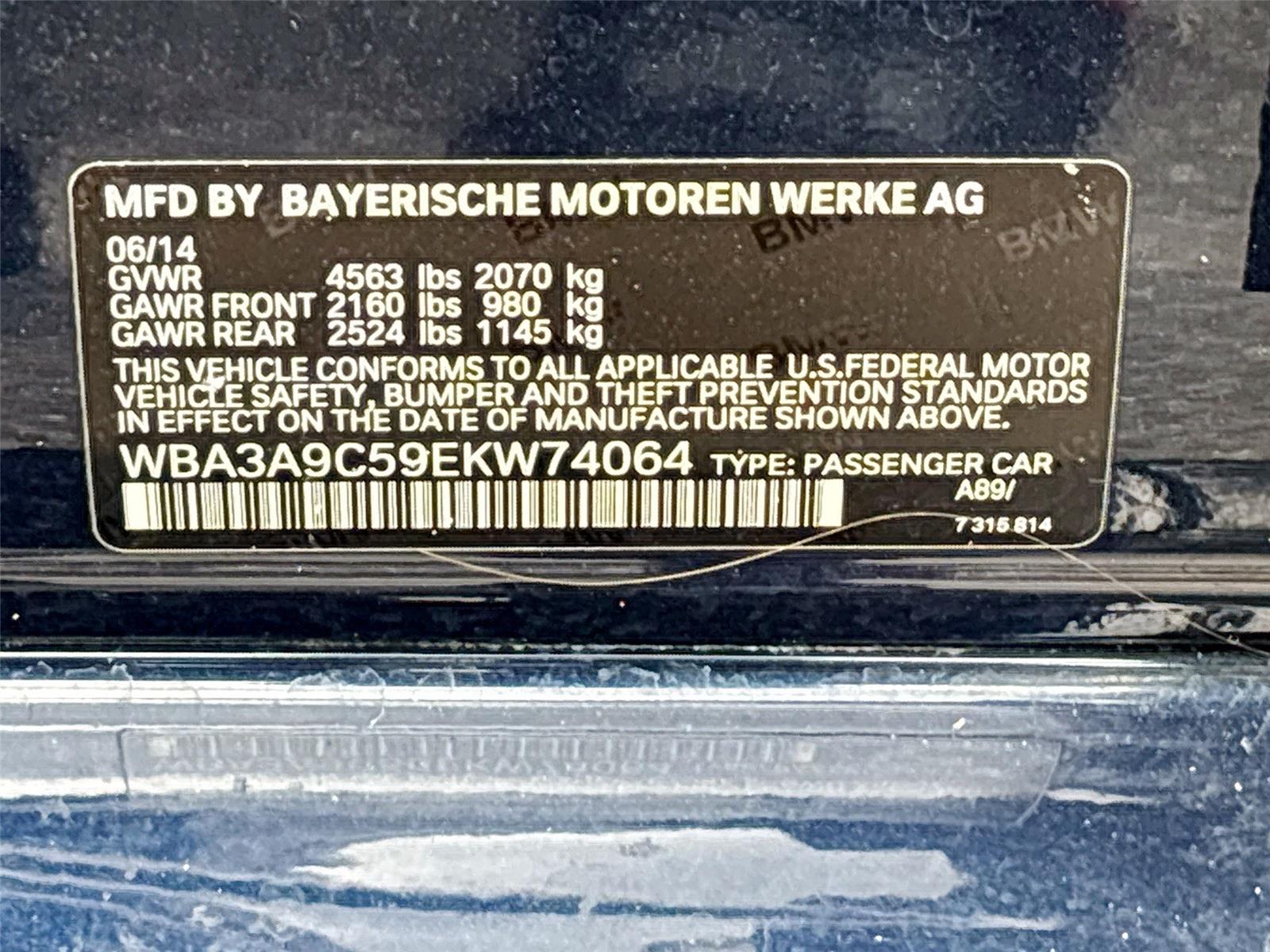 2014 BMW 3 Series 335i