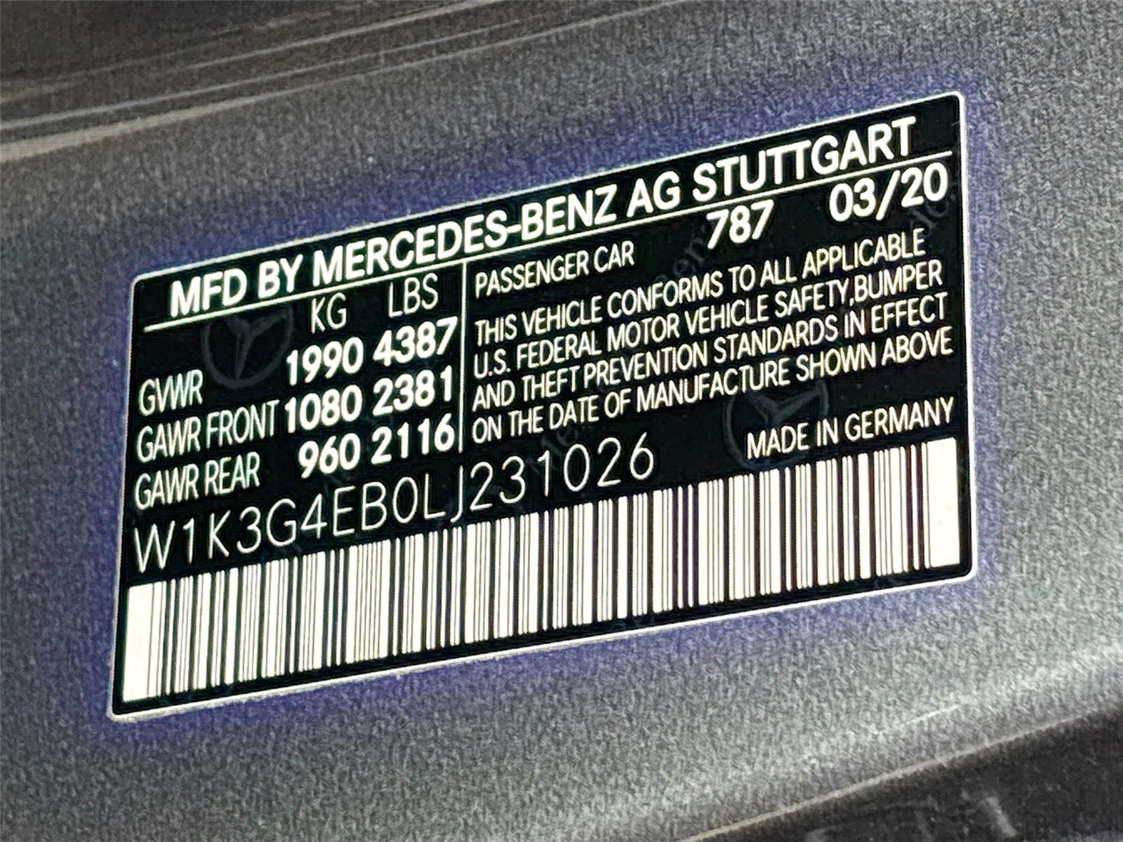 2020 Mercedes-Benz A-Class A 220