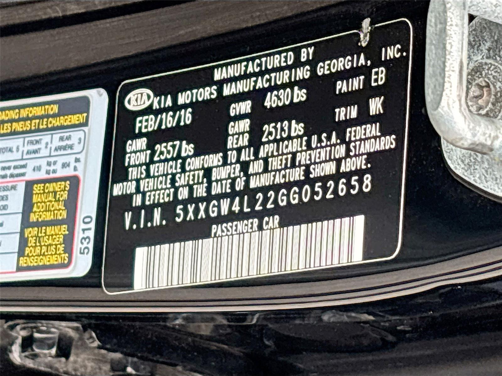 2016 Kia Optima SX Turbo