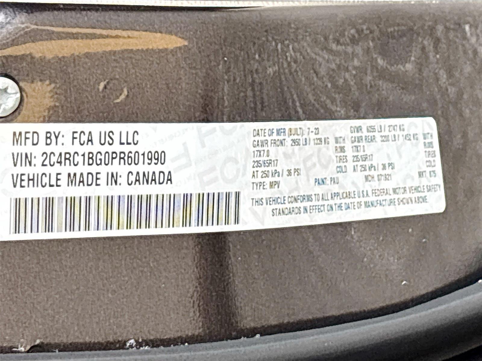 2023 Chrysler Pacifica Touring L