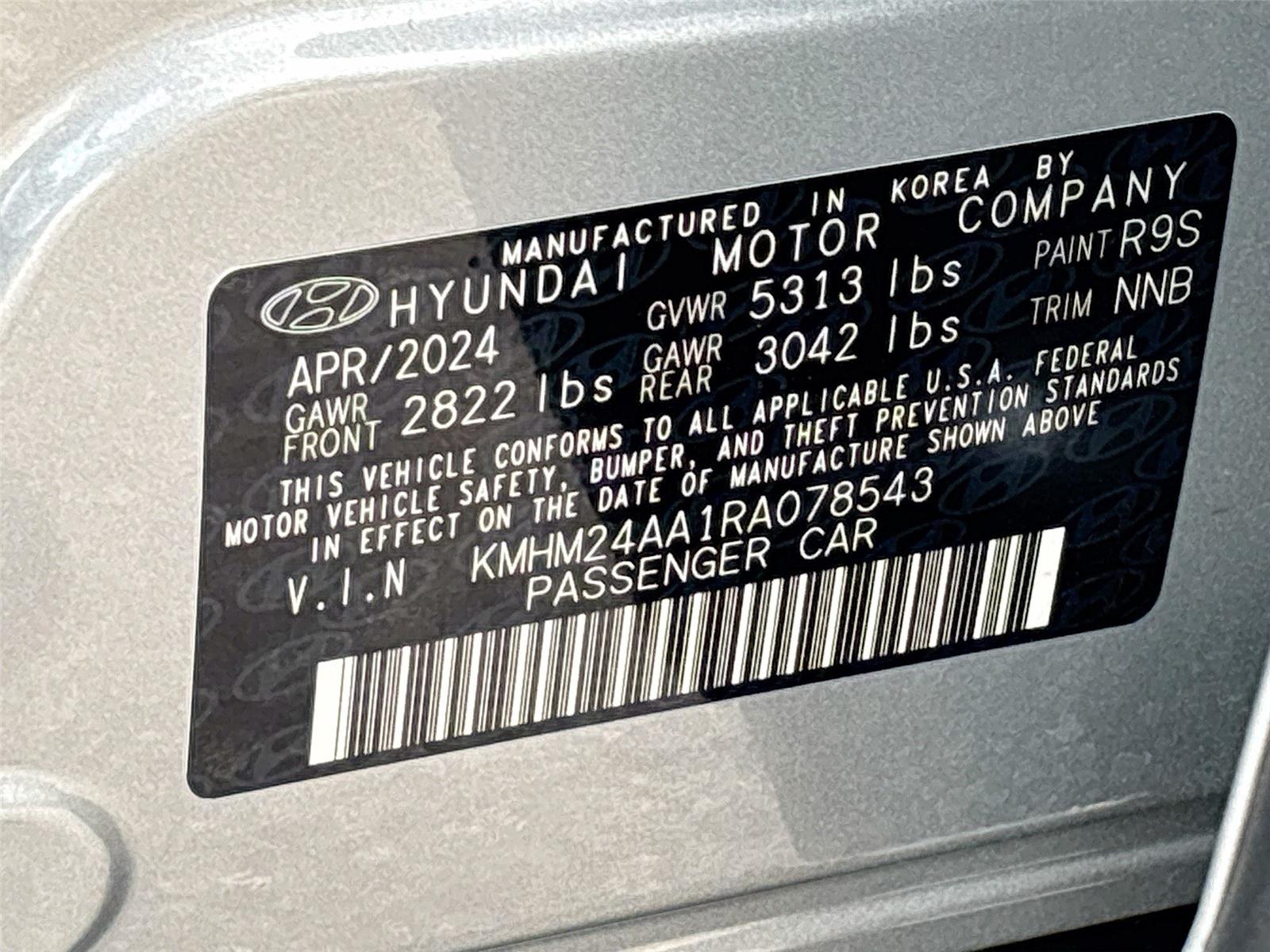 2024 Hyundai IONIQ 6 SE