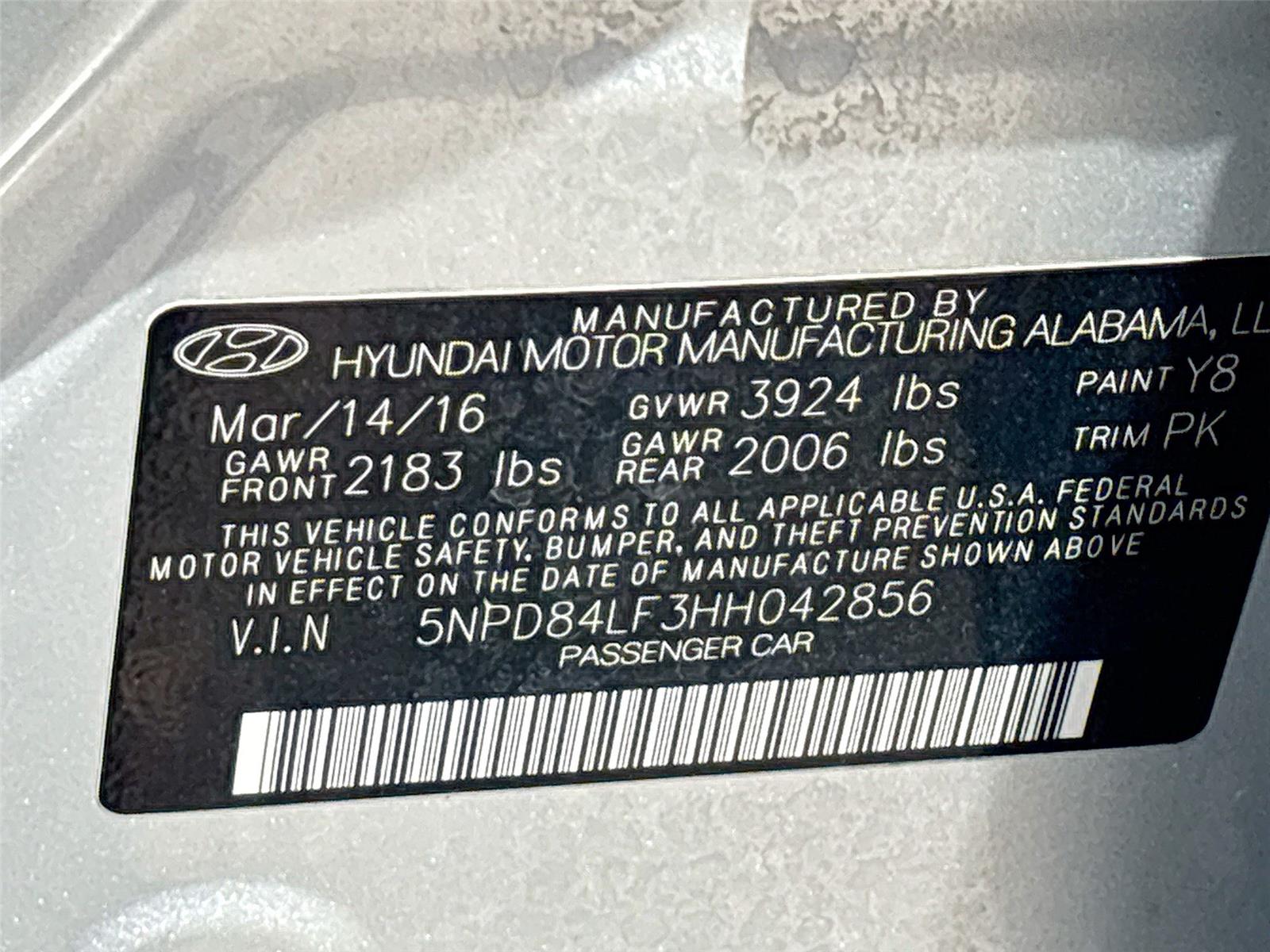 2017 Hyundai Elantra SE