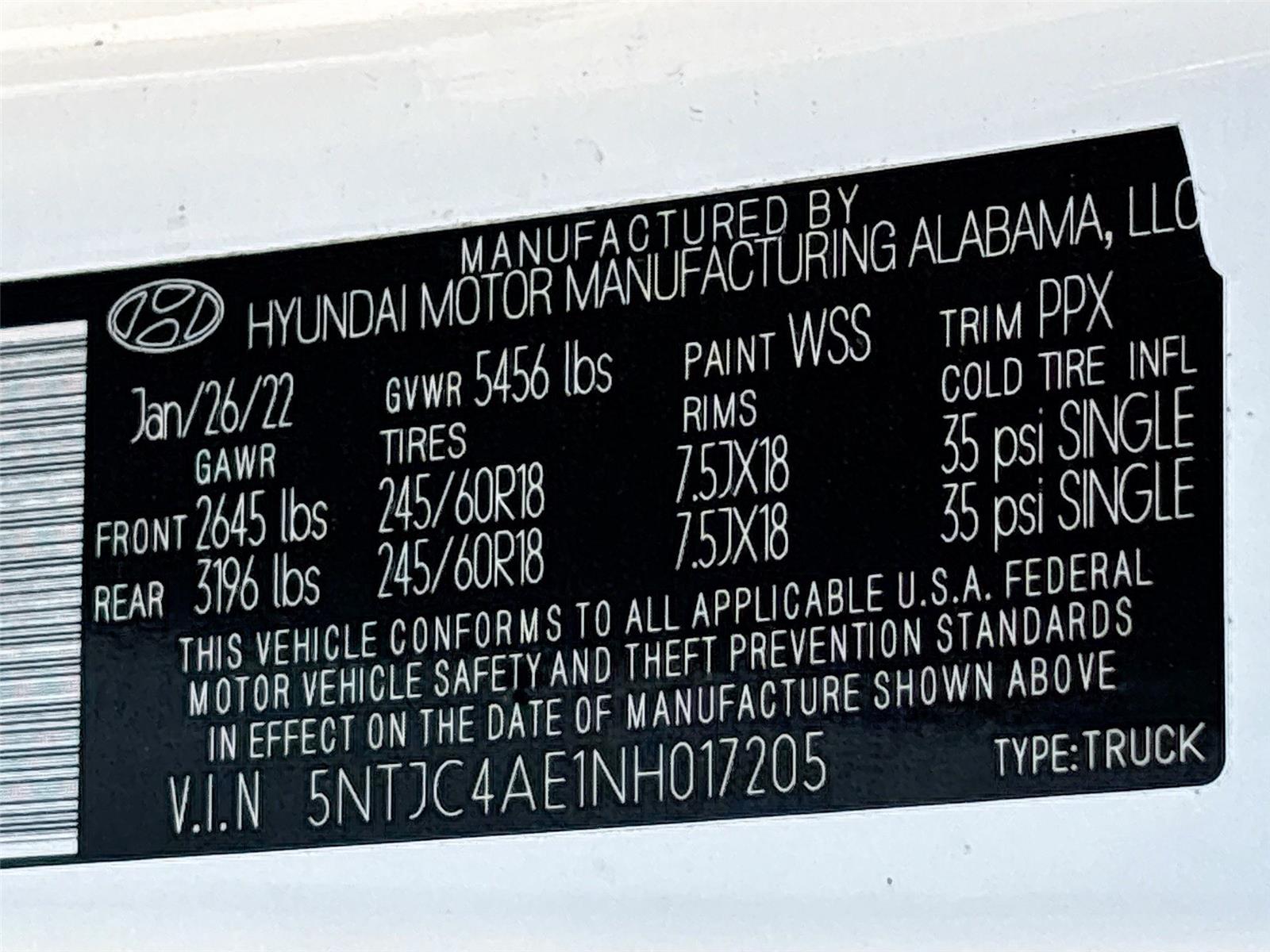 2022 Hyundai Santa Cruz SEL