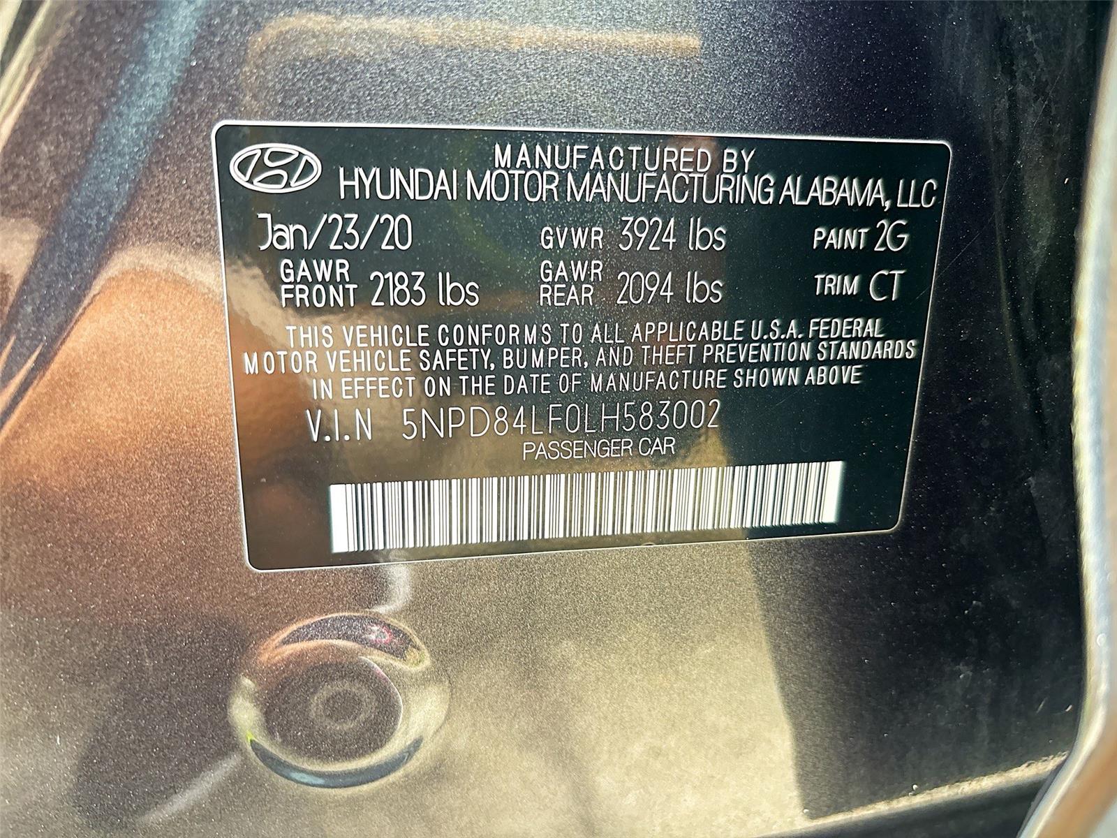 2020 Hyundai Elantra SEL