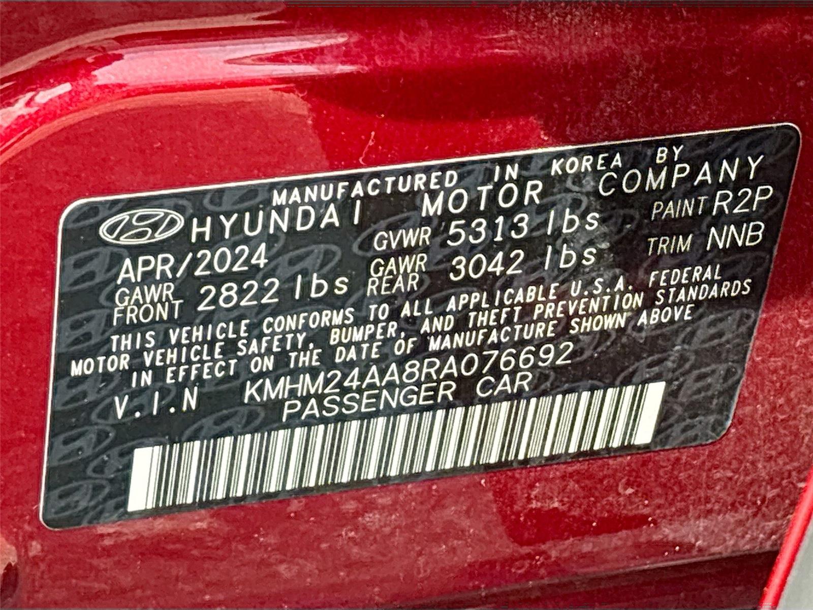 2024 Hyundai IONIQ 6 SE