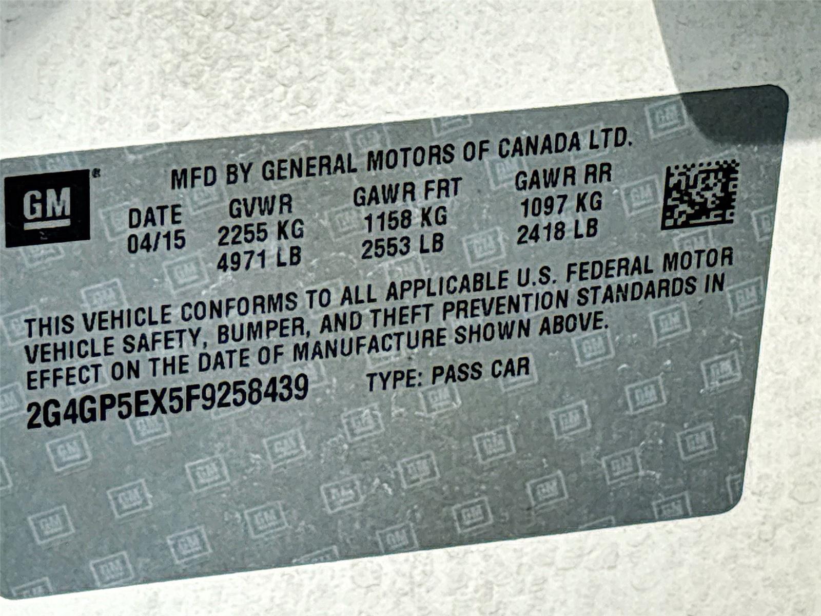 2015 Buick Regal Premium I