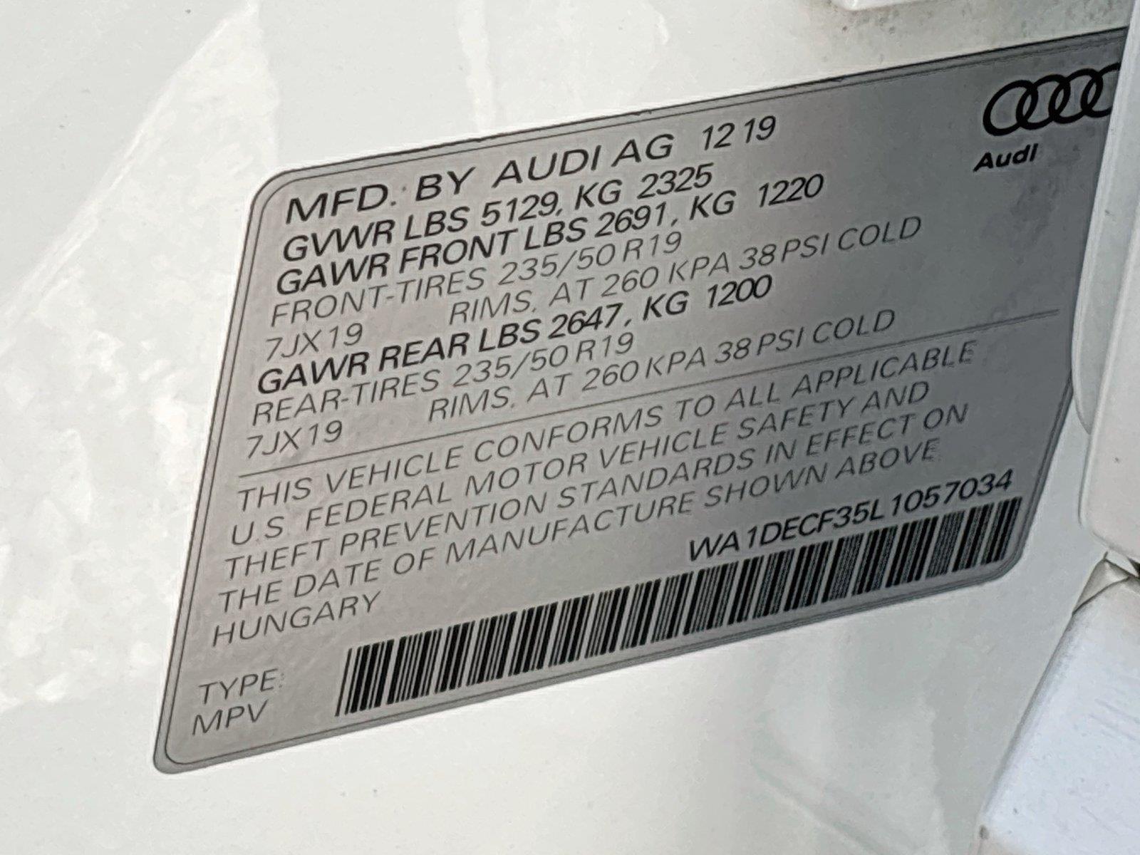 2020 Audi Q3 S line Premium