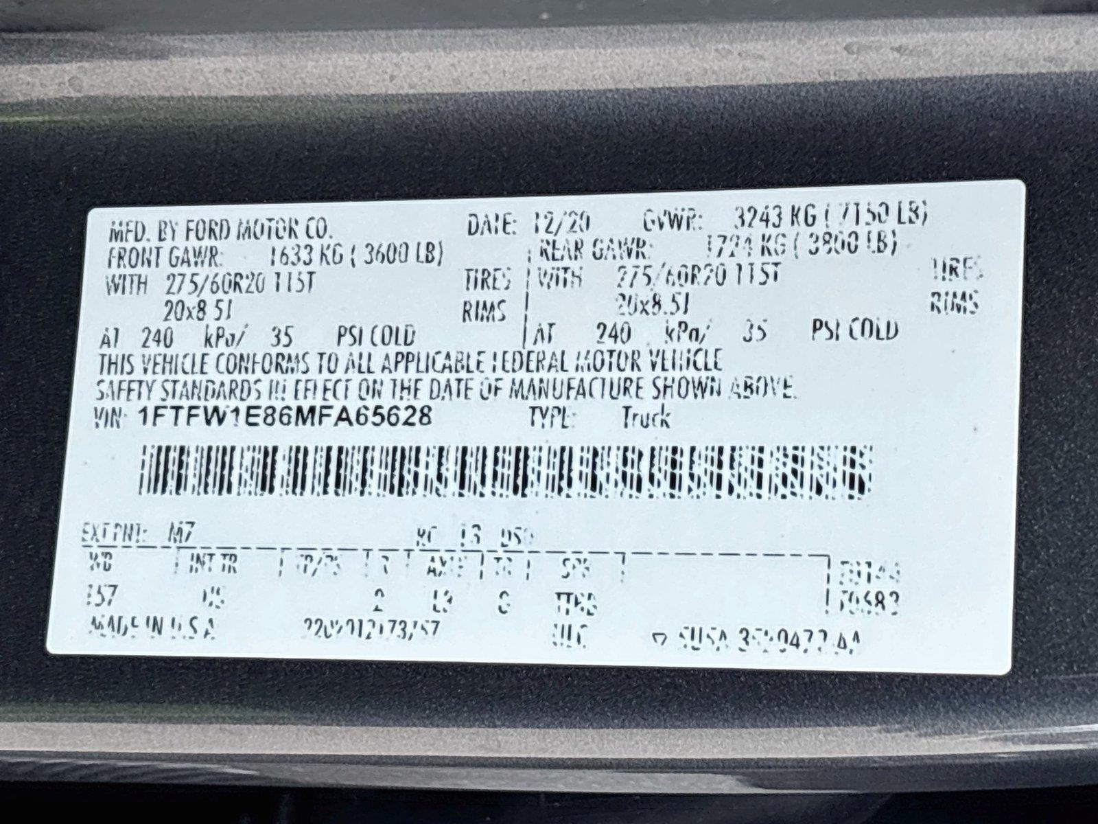 2021 Ford F-150 XLT