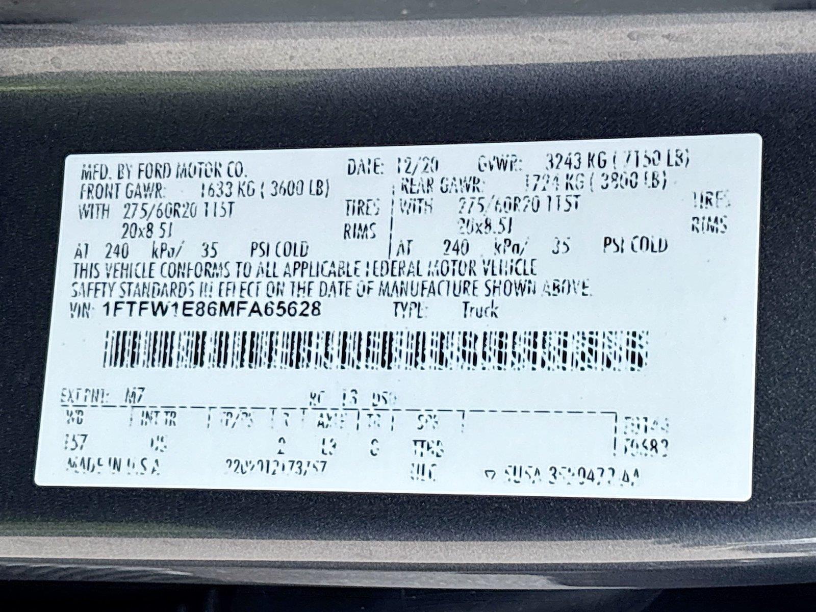 2021 Ford F-150 XLT