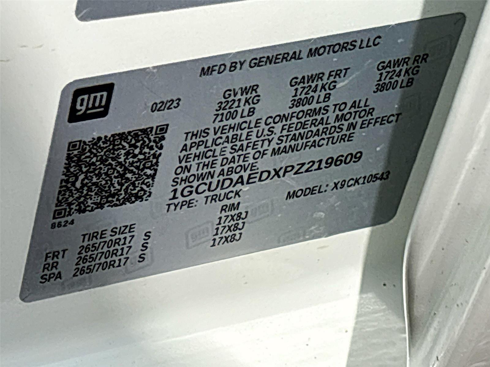 2023 Chevrolet Silverado 1500 Work Truck