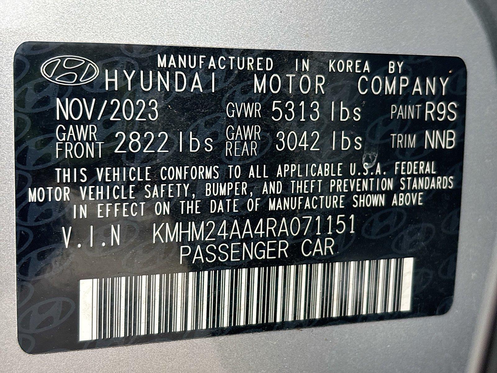 2024 Hyundai IONIQ 6 SE