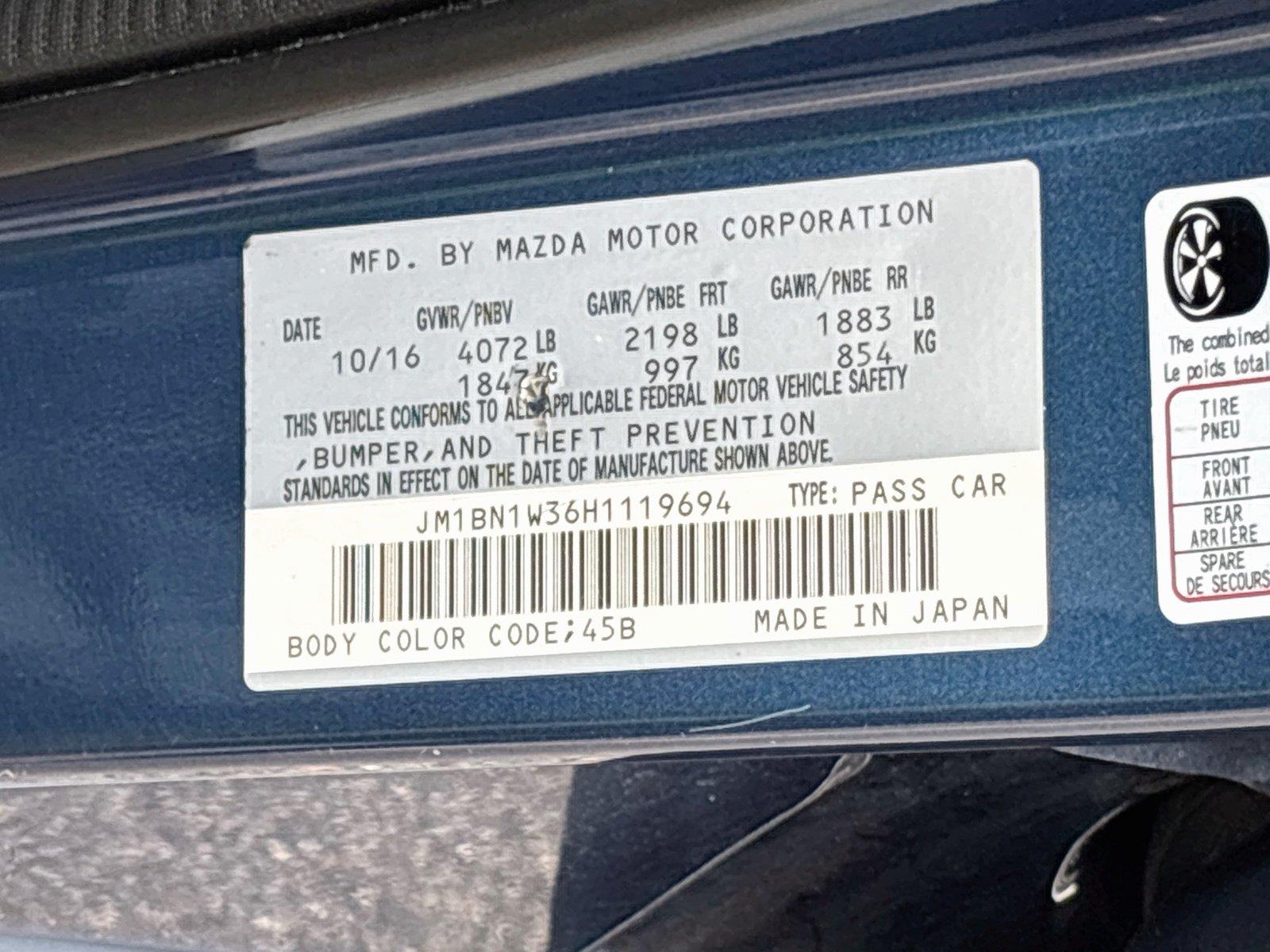 2017 Mazda Mazda3 4-Door Grand Touring
