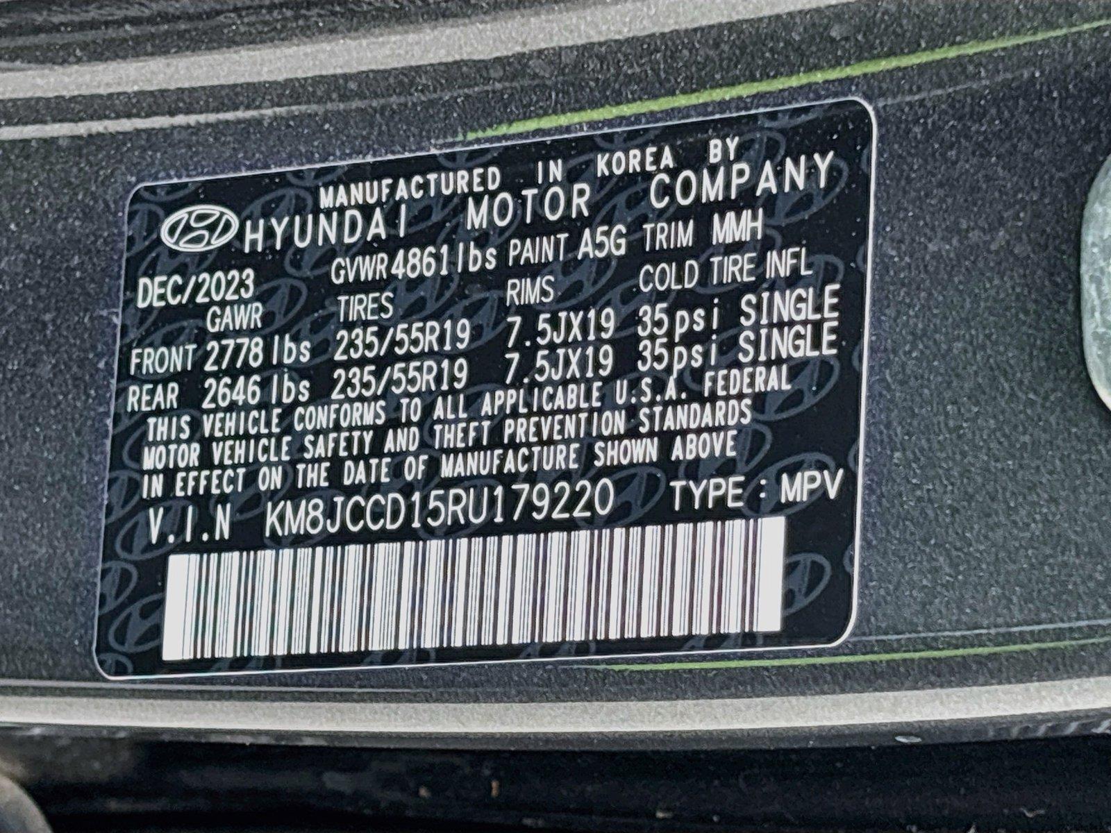 2024 Hyundai Tucson Hybrid SEL Convenience