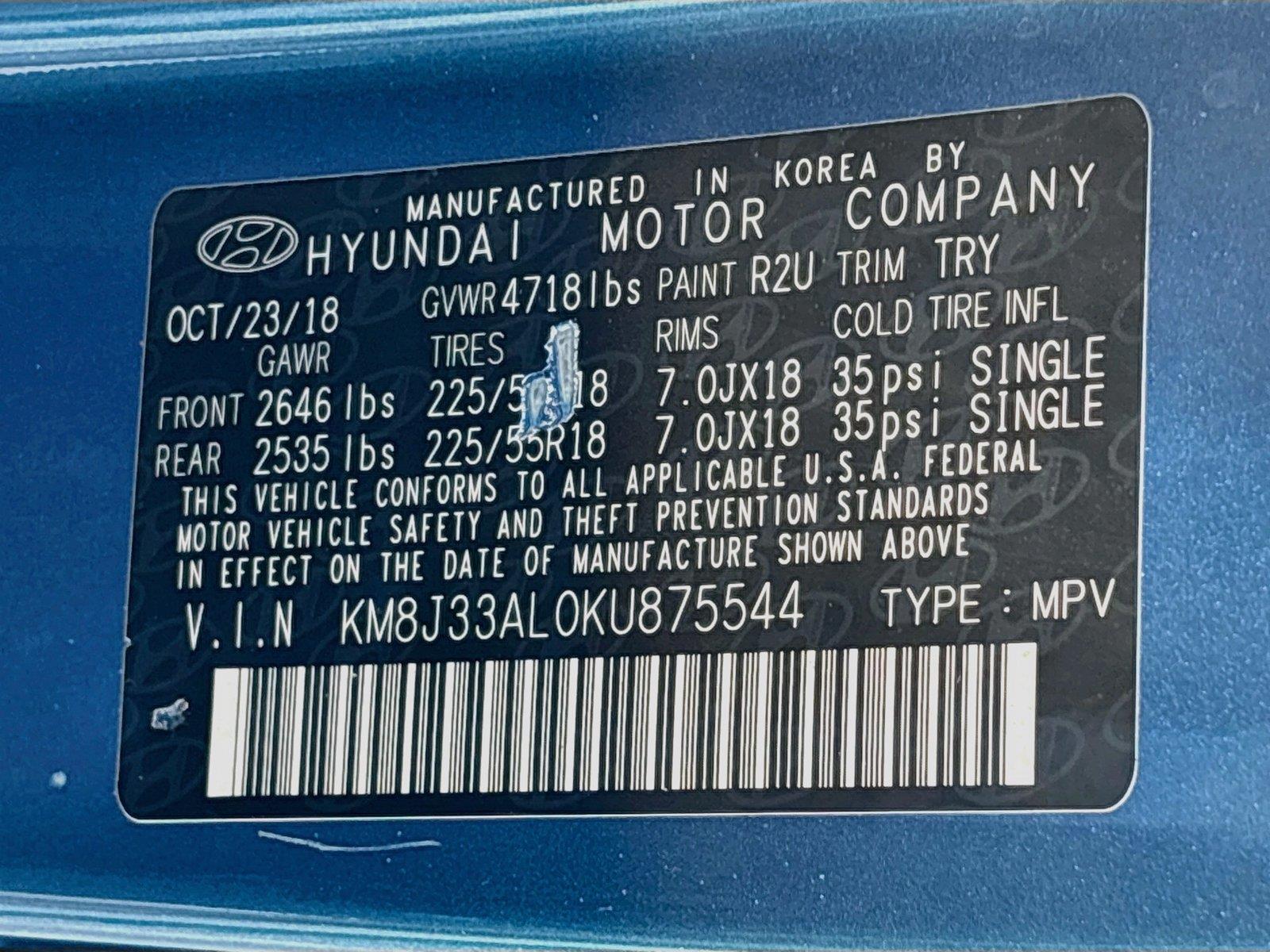 2019 Hyundai Tucson SEL