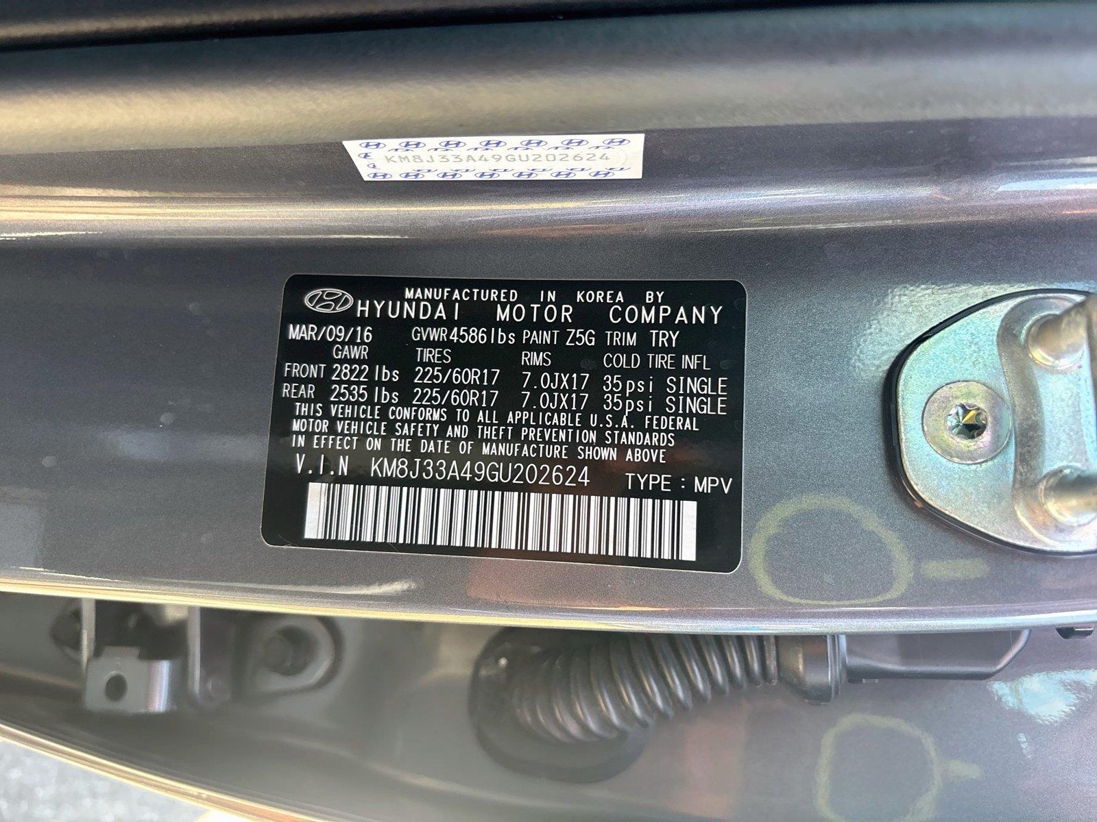 2016 Hyundai Tucson SE