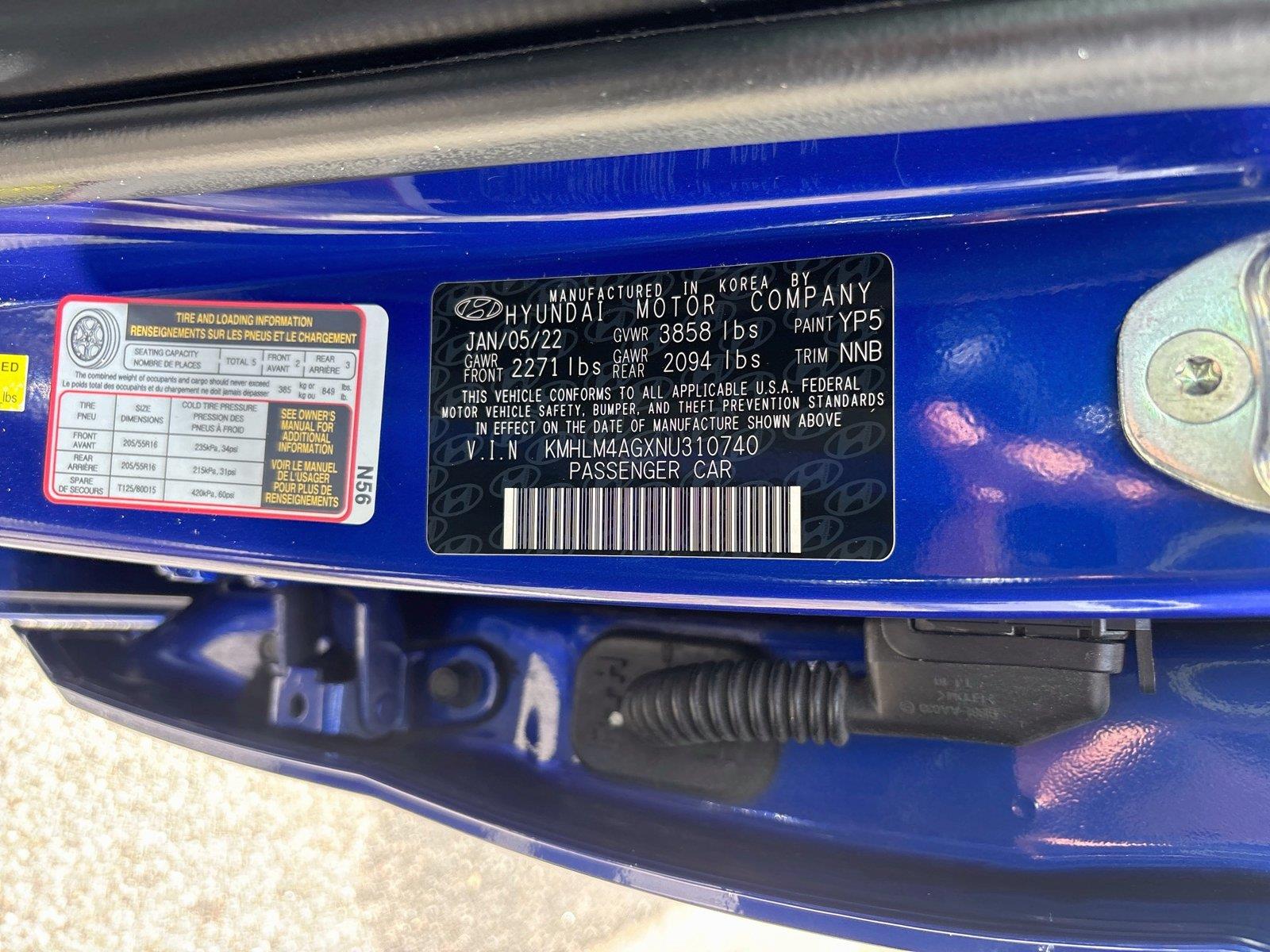 2022 Hyundai Elantra SEL