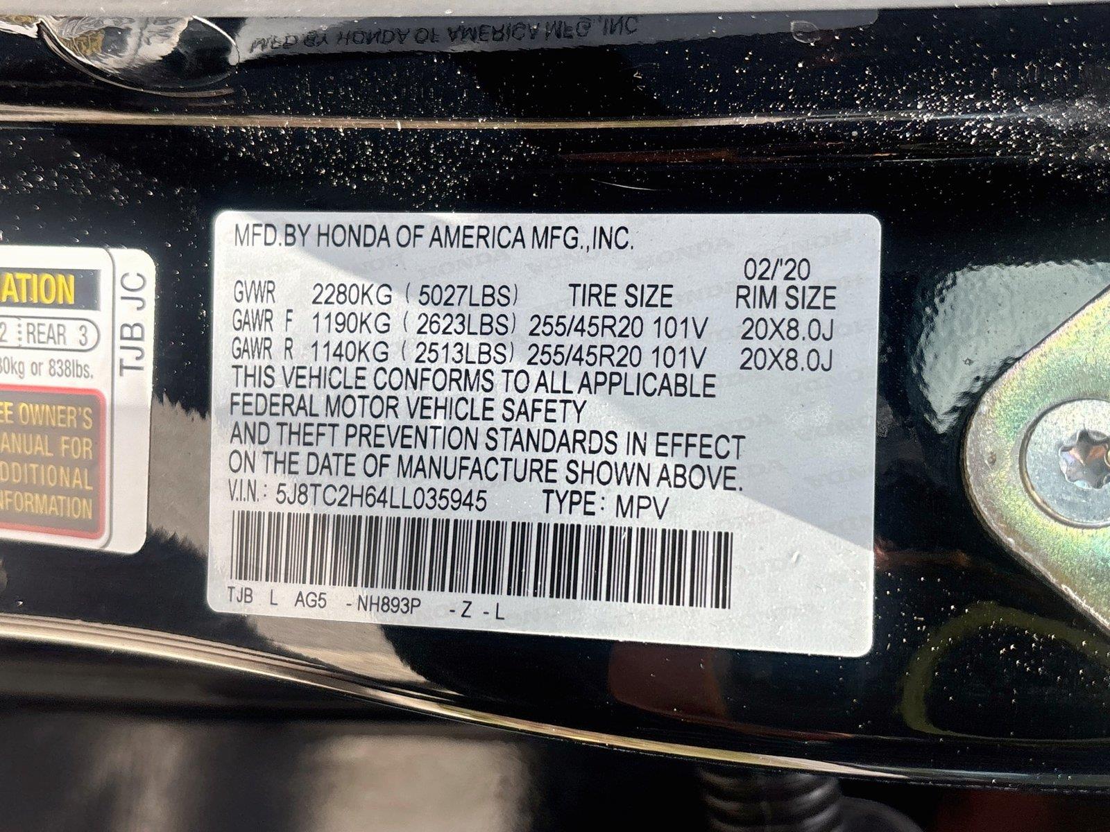 2020 Acura RDX w/A-Spec Pkg