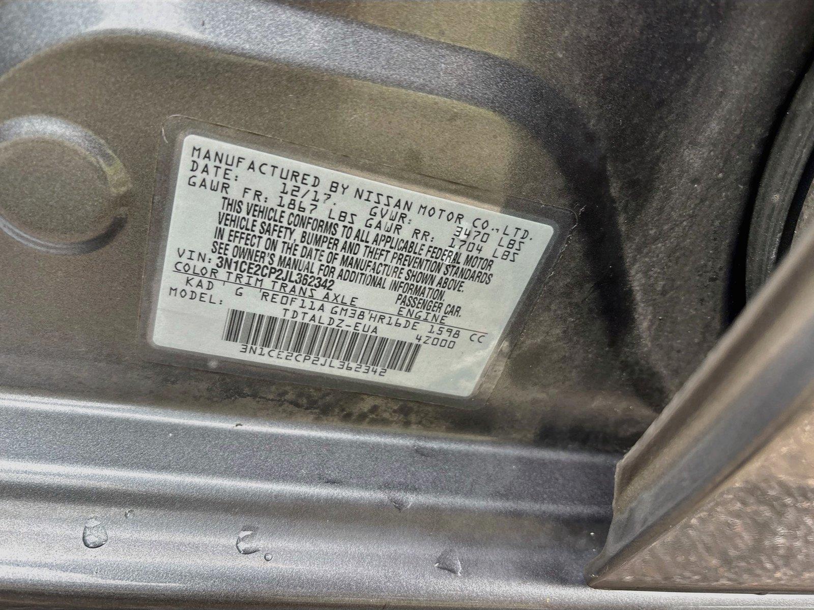 2018 Nissan Versa Note SV