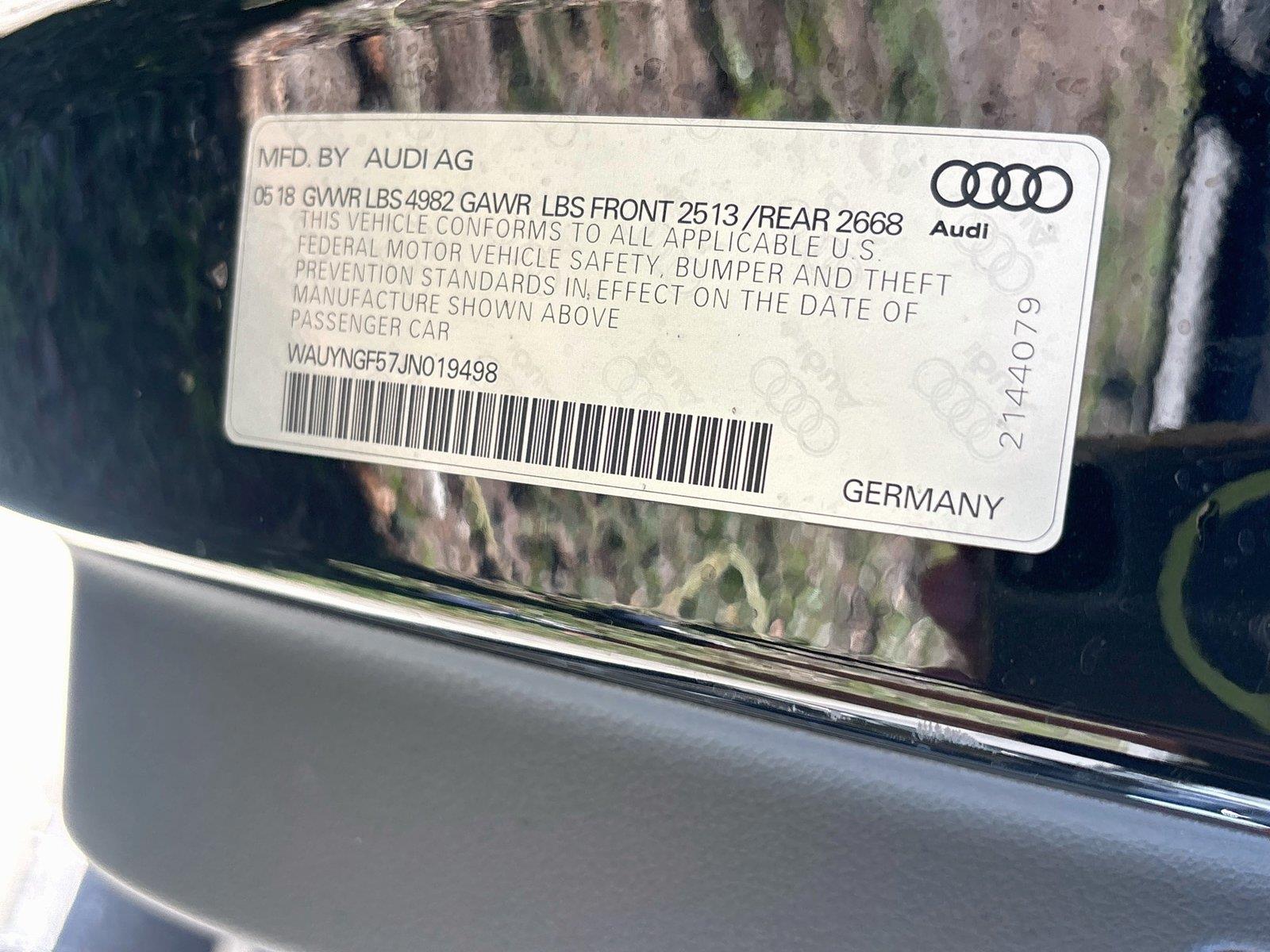 2018 Audi A5 Cabriolet Premium Plus