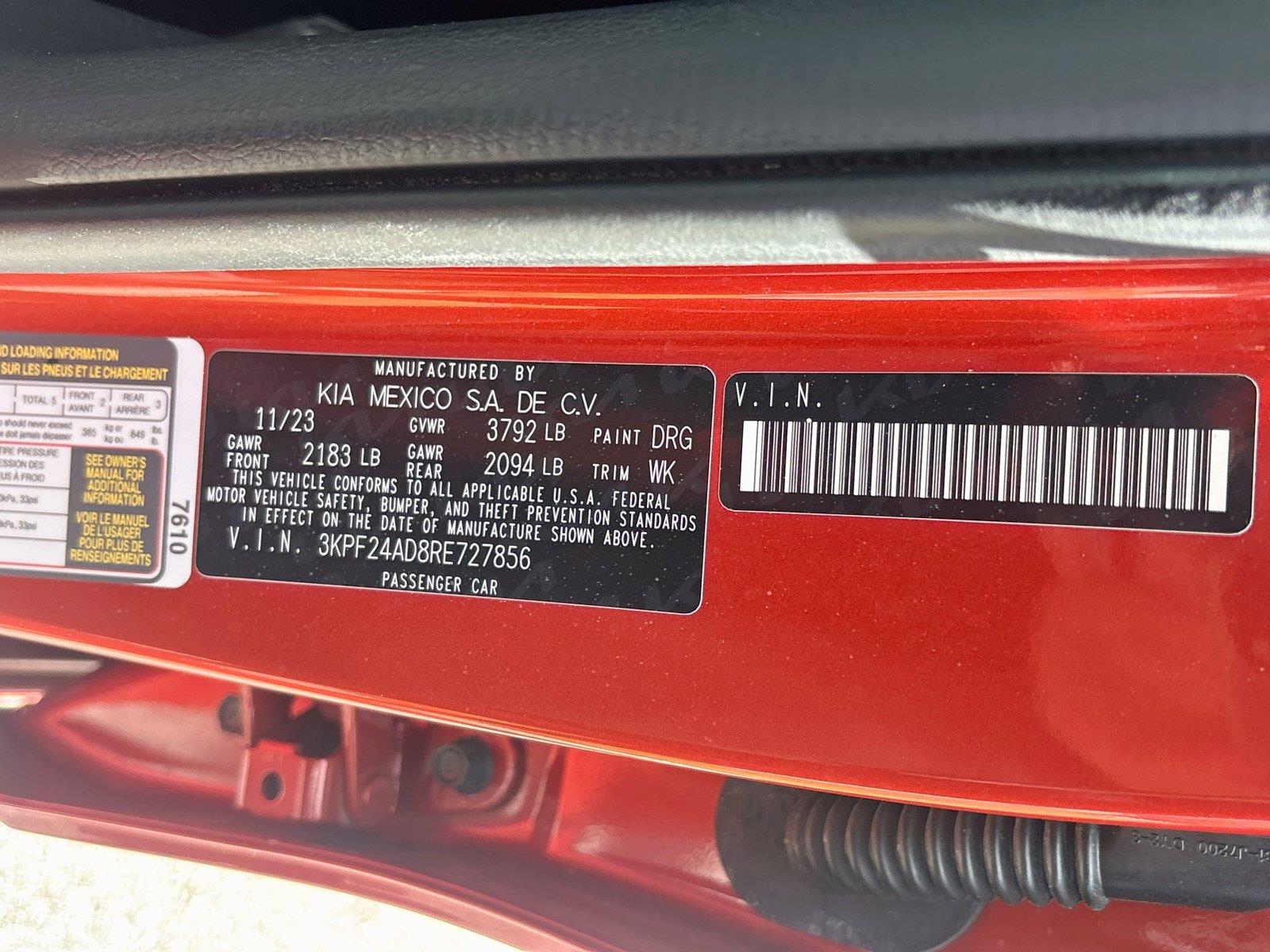 2024 Kia Forte LXS