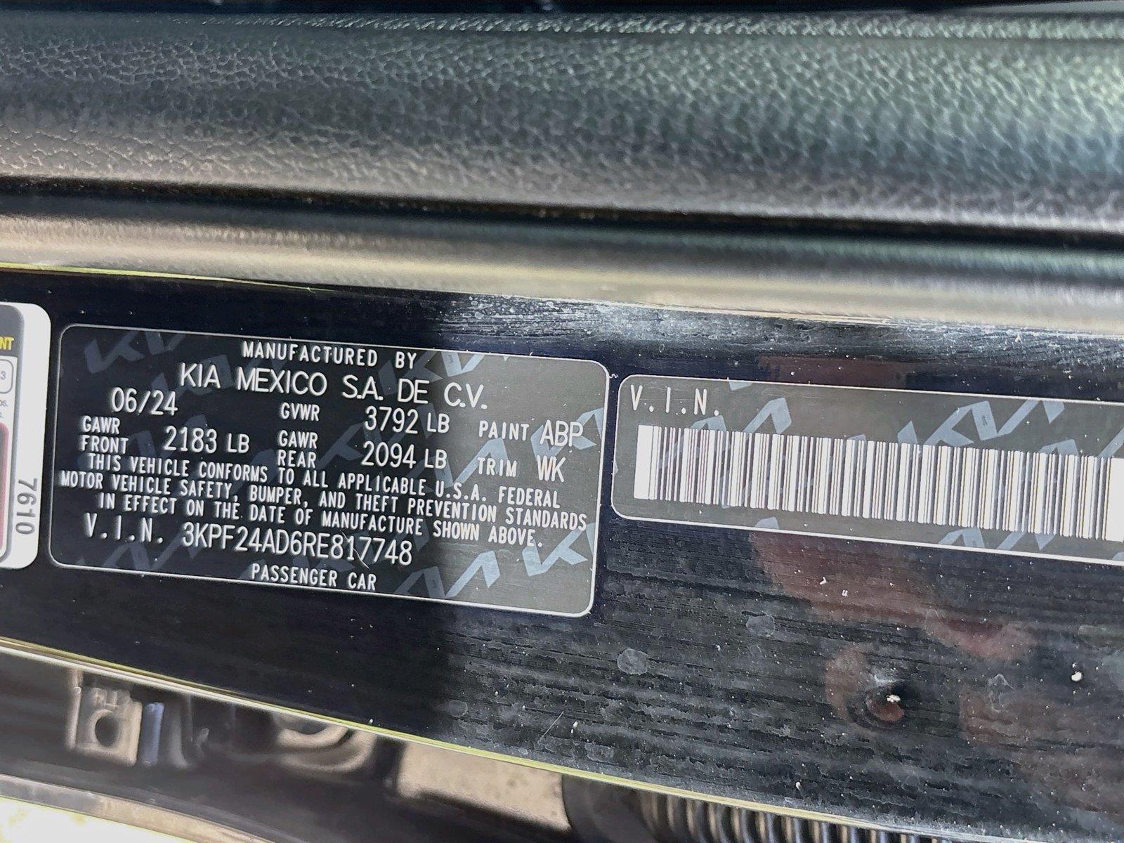 2024 Kia Forte LXS