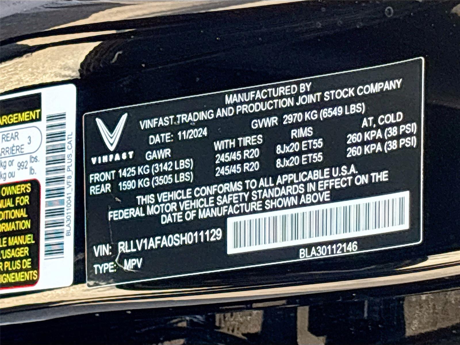 2025 VinFast VF 8 Plus