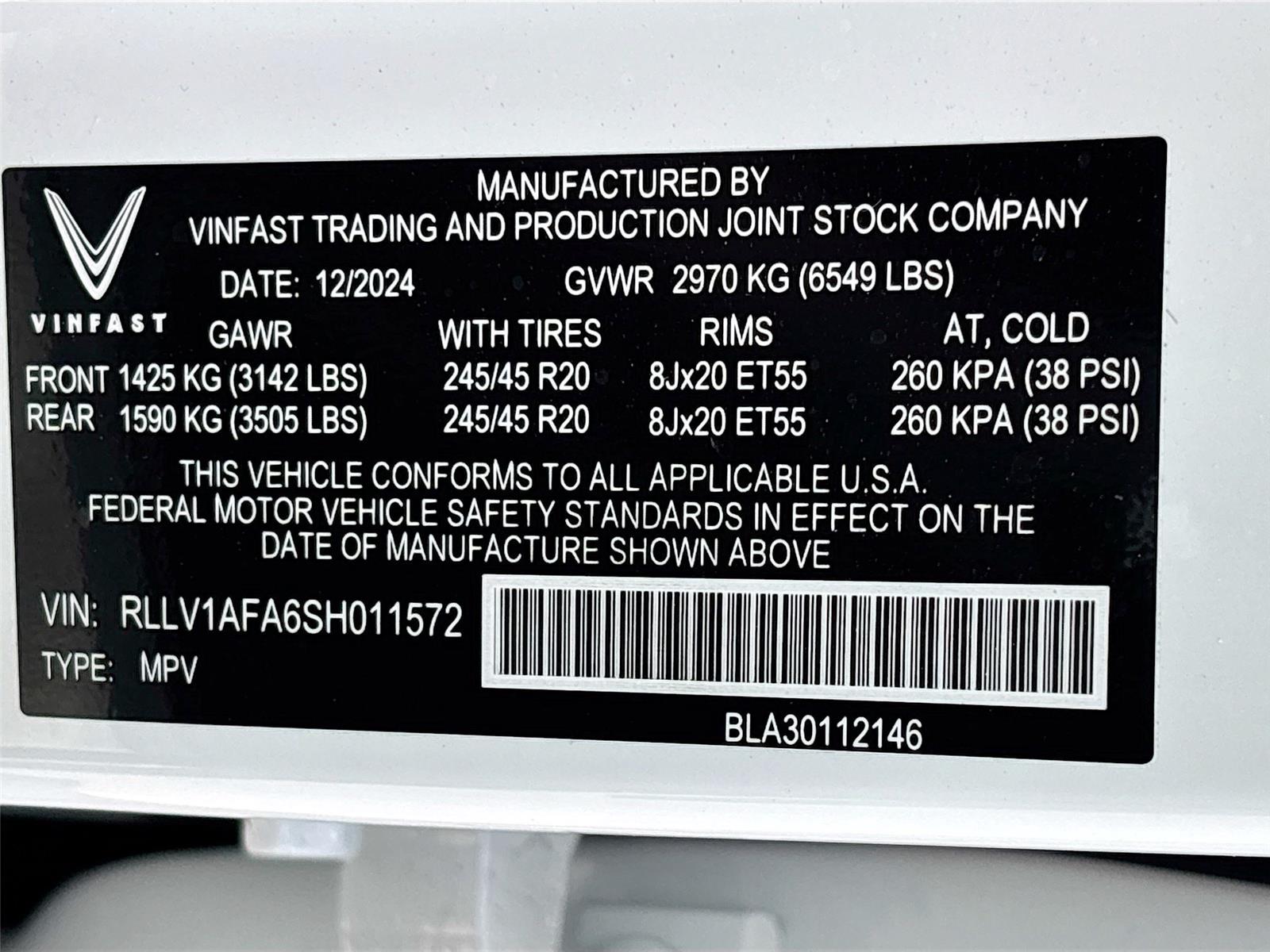 2025 VinFast VF 8 Plus