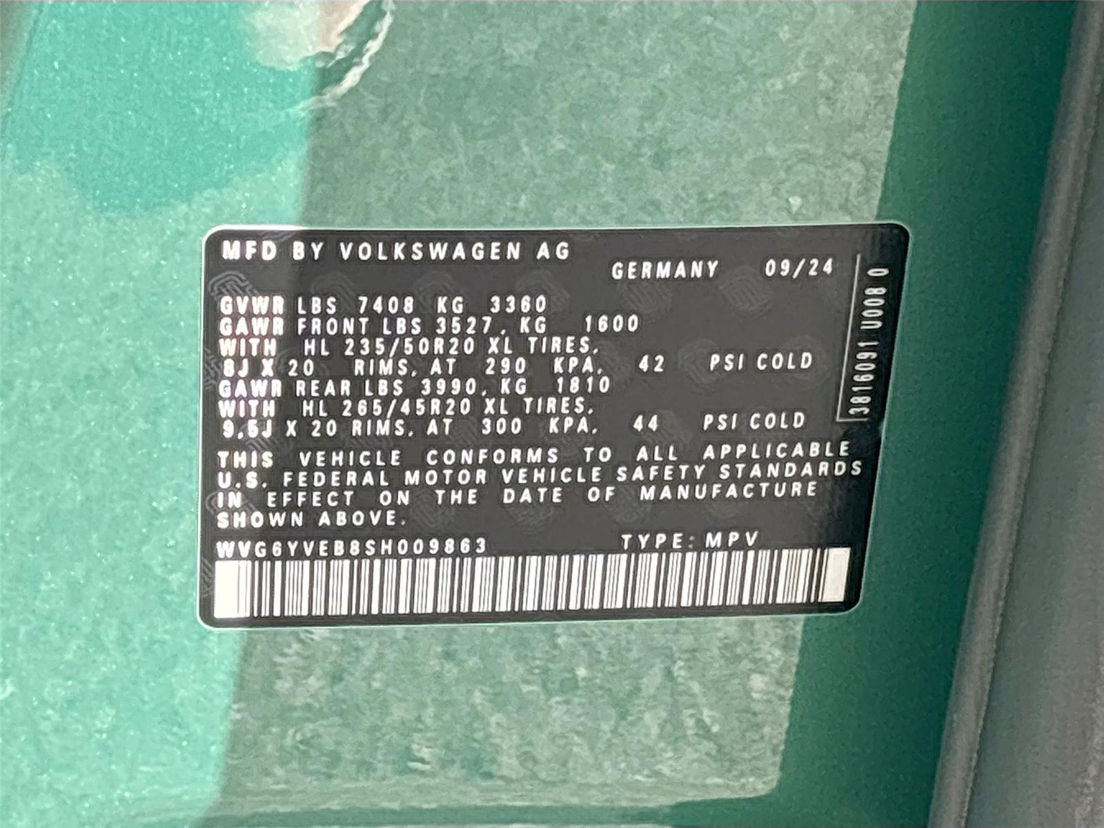 2025 VOLKSWAGEN ID BUZZ FIRST E