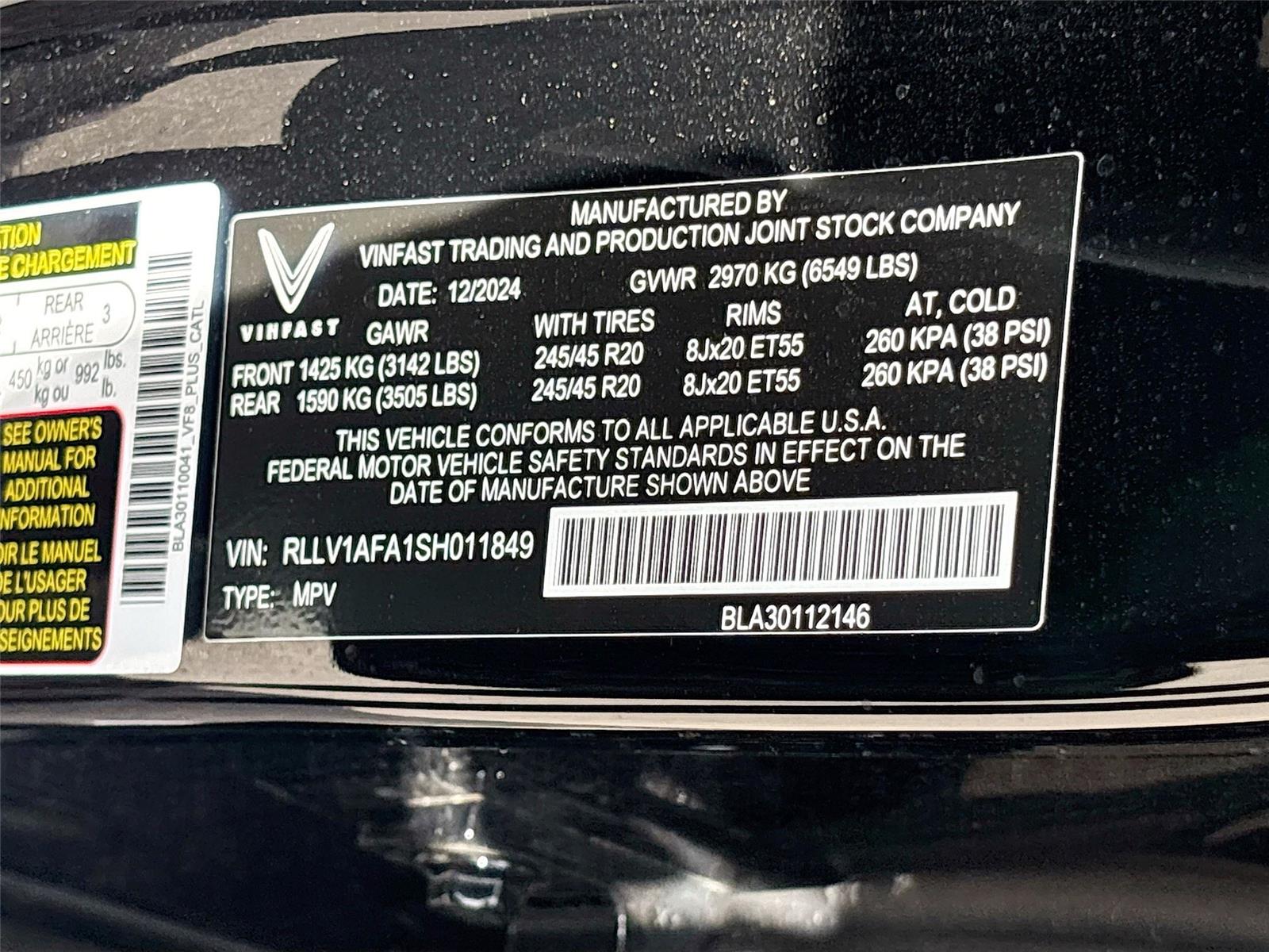 2025 VinFast VF 8 Plus