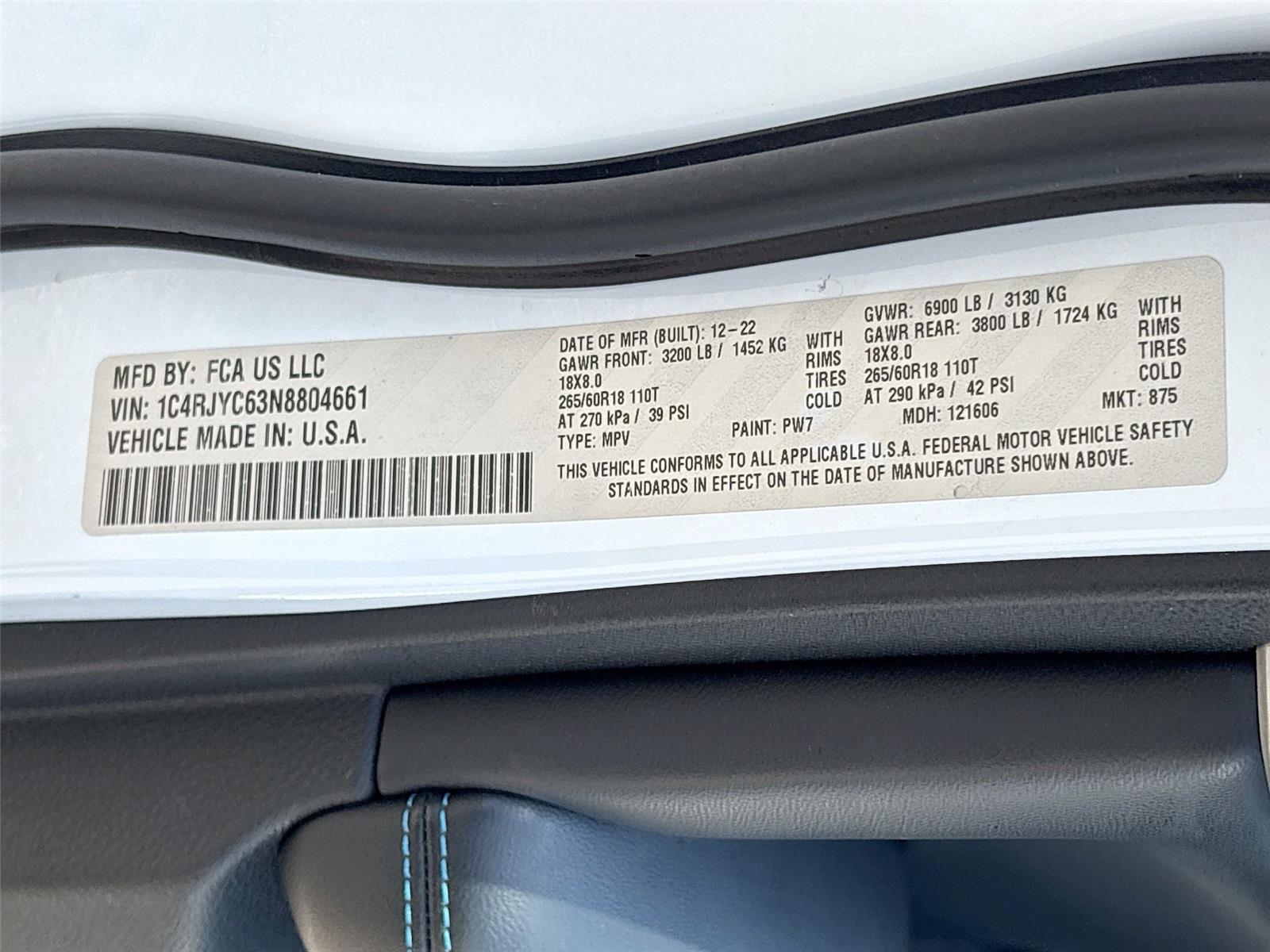 2022JeepGrand Cherokee 4xeTrailhawk