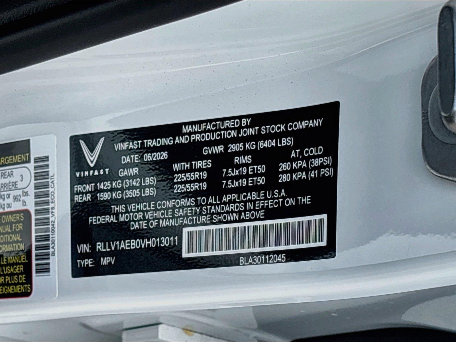 2027 VinFast VF 8 Eco