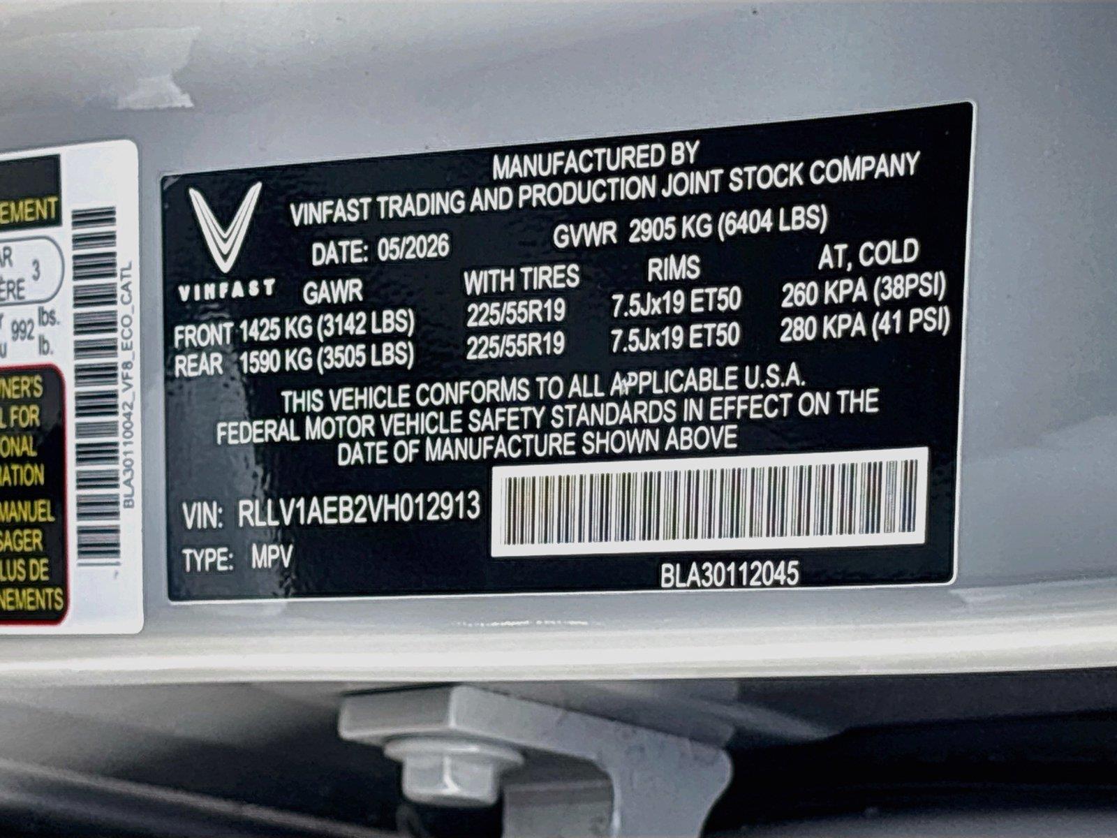 2027 VinFast VF 8 Eco