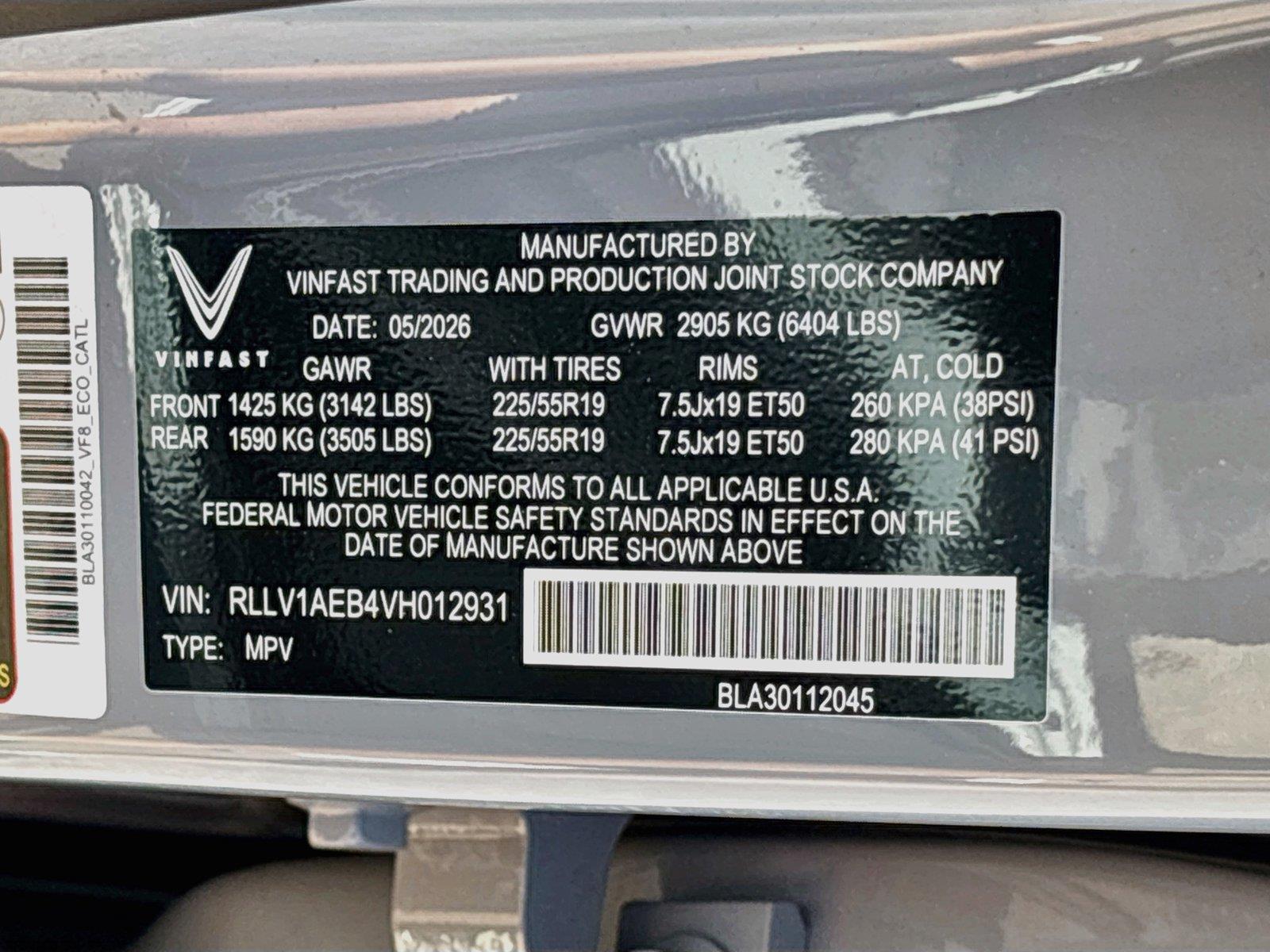 2027 VinFast VF 8 Eco