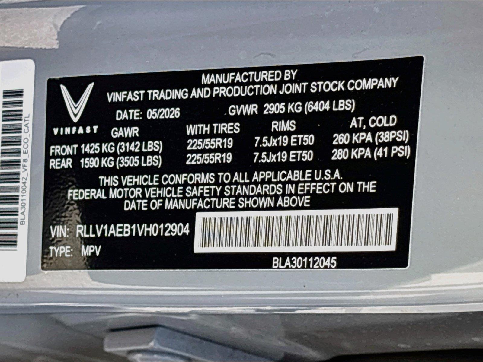 2027 VinFast VF 8 Eco